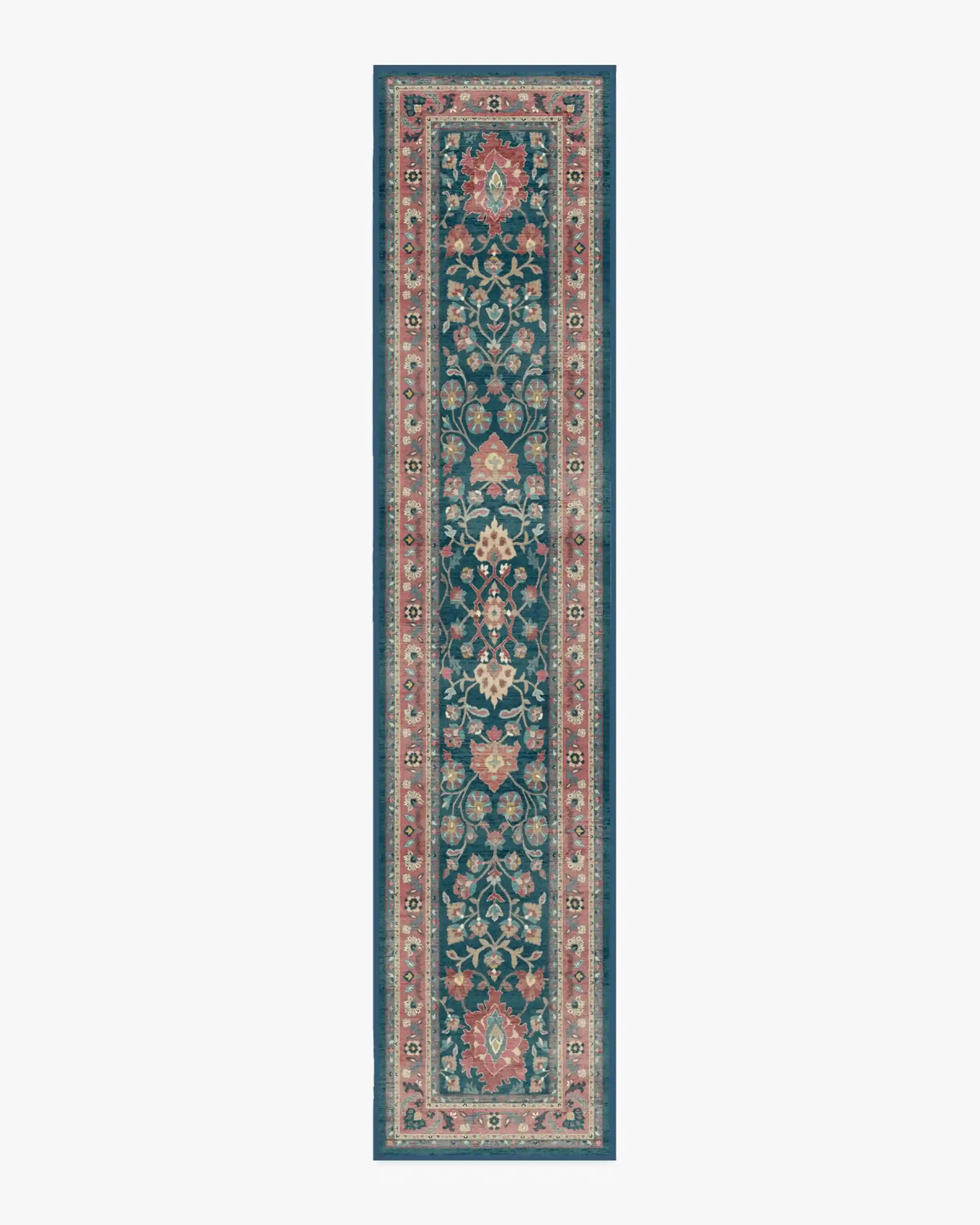 Calabria Navy & Cayenne Rug
