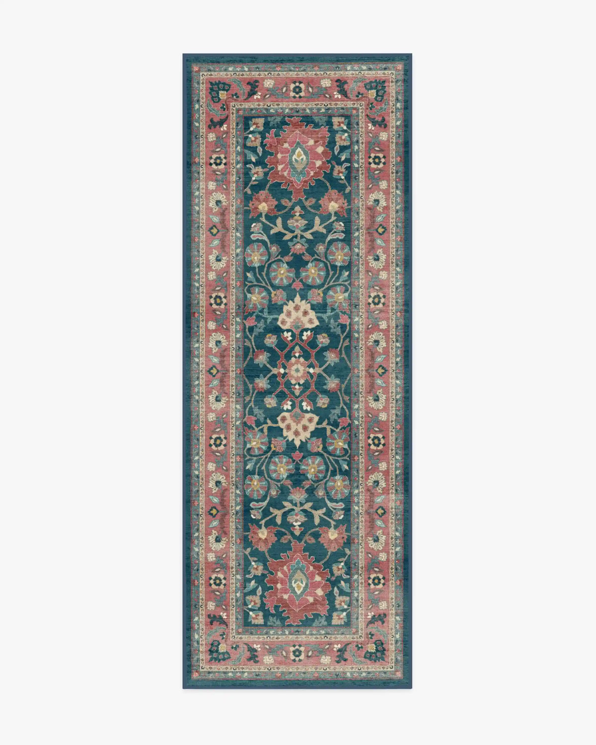 Calabria Navy & Cayenne Rug