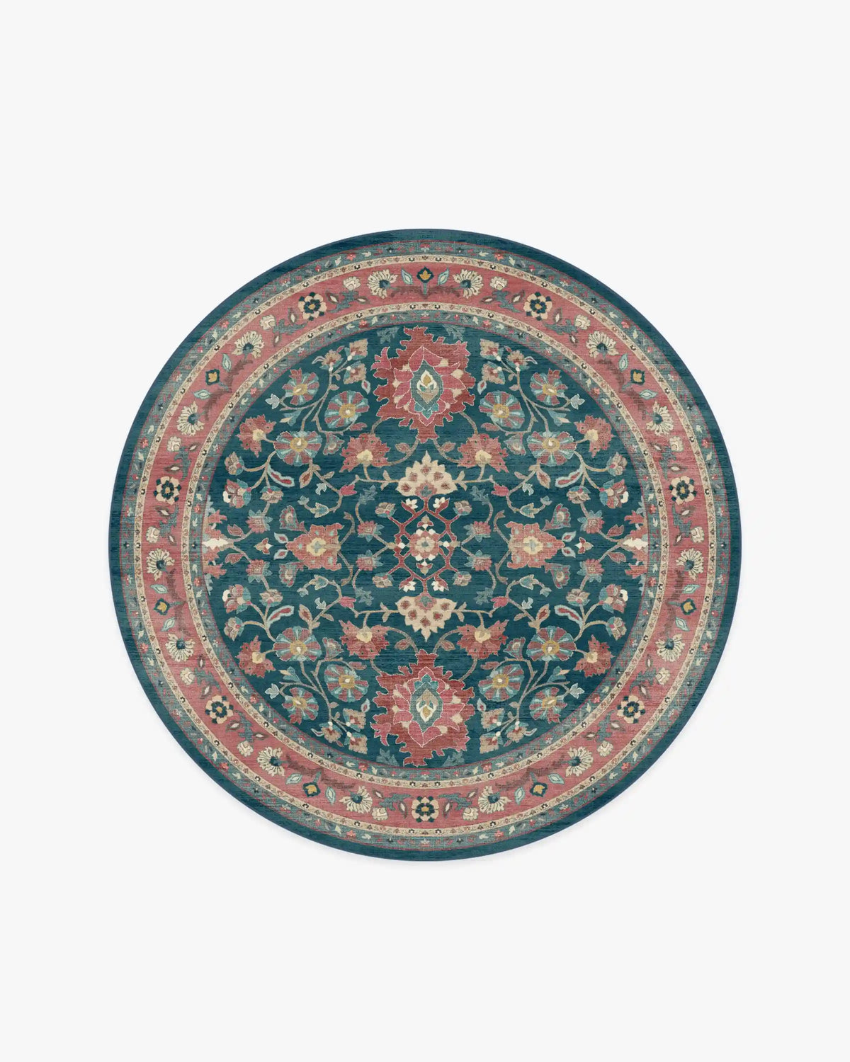 Calabria Navy & Cayenne Rug