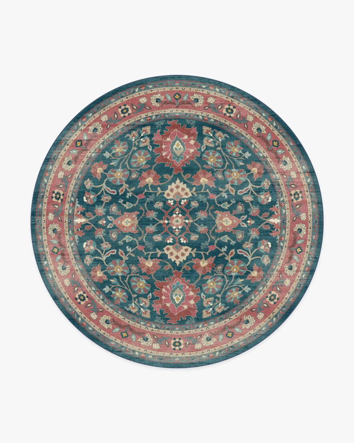 Calabria Navy & Cayenne Rug