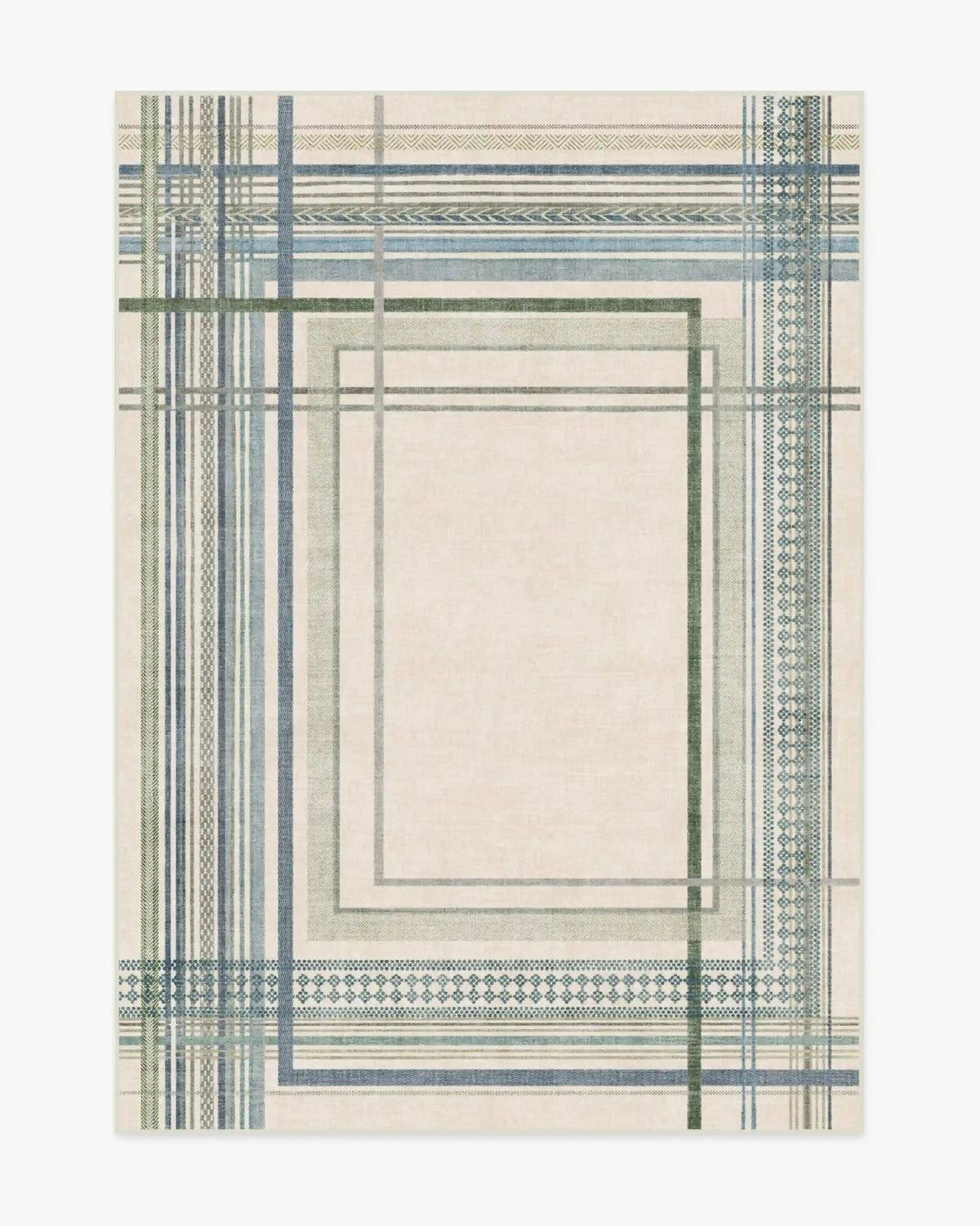 Callie Blue & Green Rug