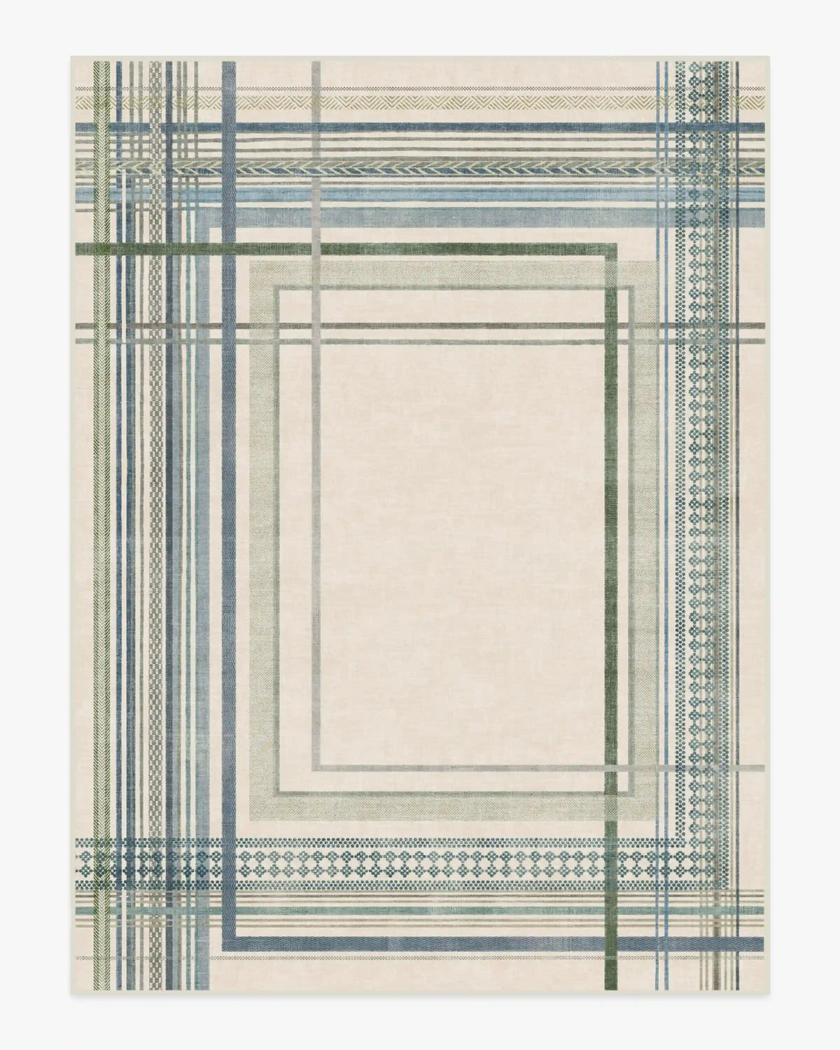 Callie Blue & Green Rug