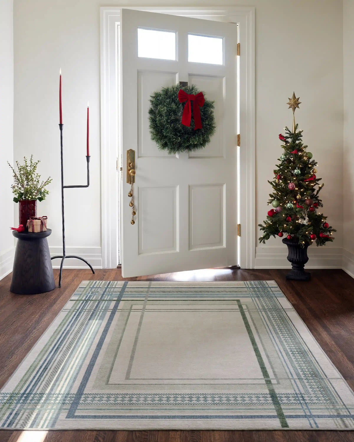 Callie Blue & Green Rug