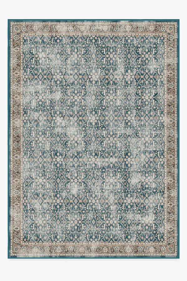 Celestine Teal Blue Rug