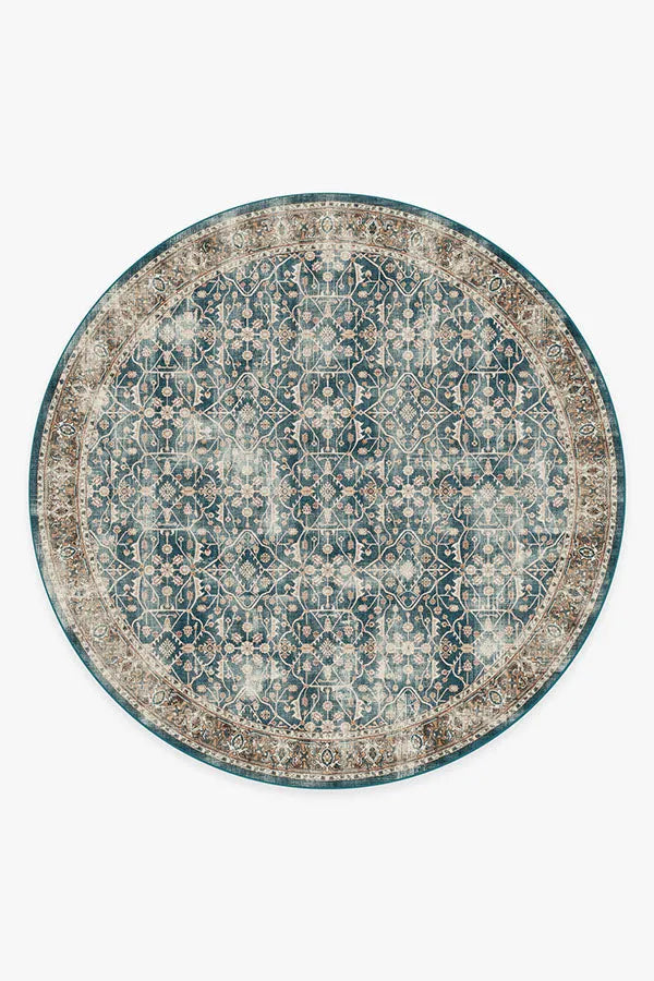 Celestine Teal Blue Rug