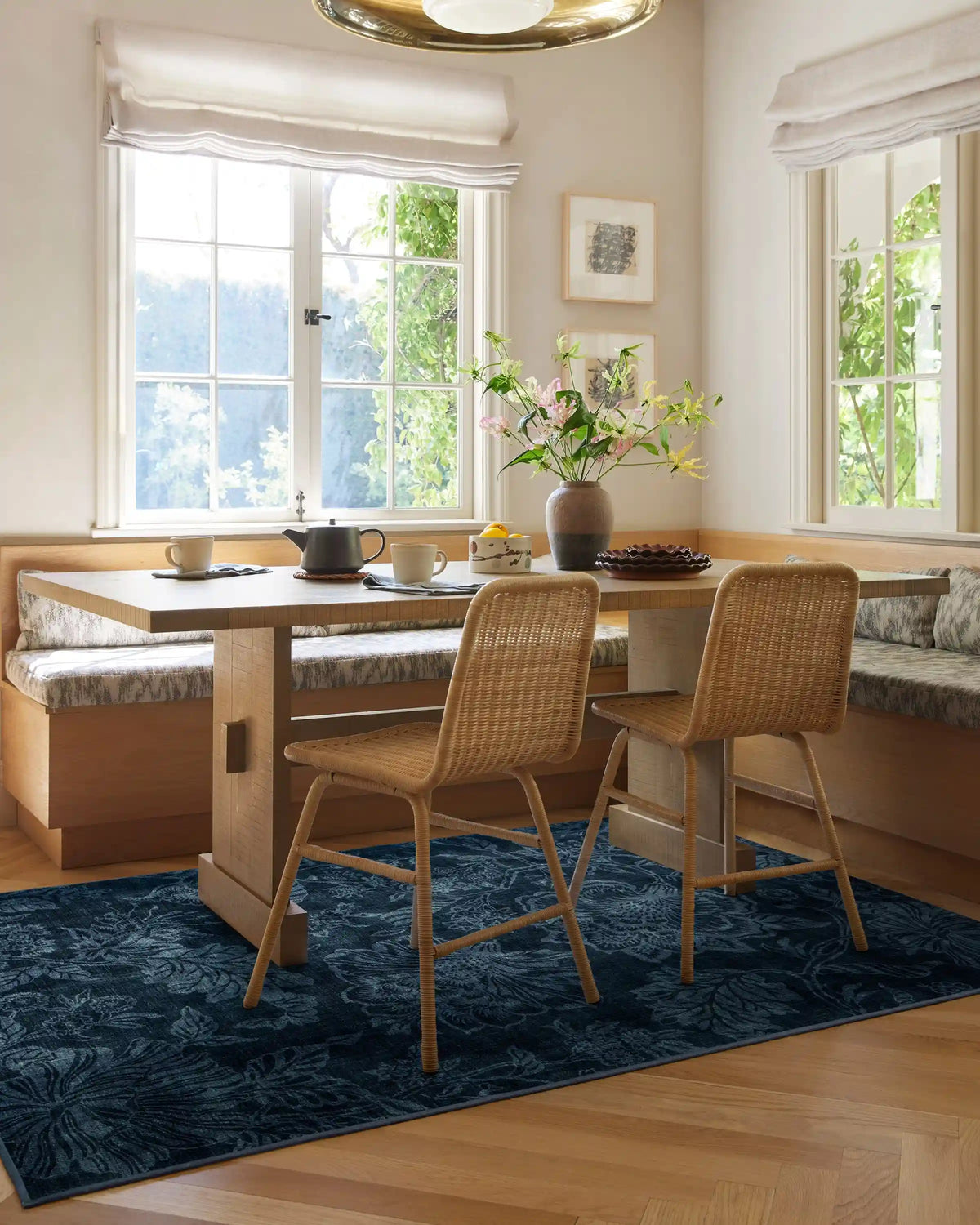 Christelle Silhouette Midnight Blue Rug by Liberty