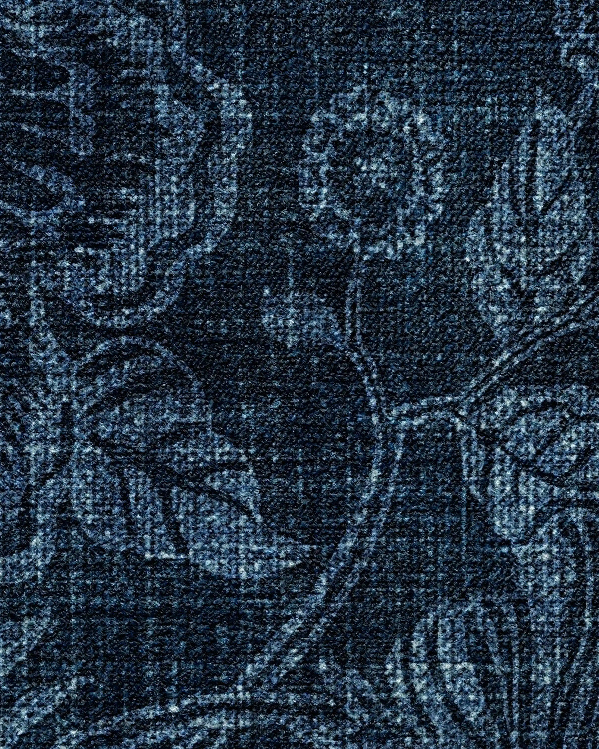 Christelle Silhouette Midnight Blue Rug by Liberty