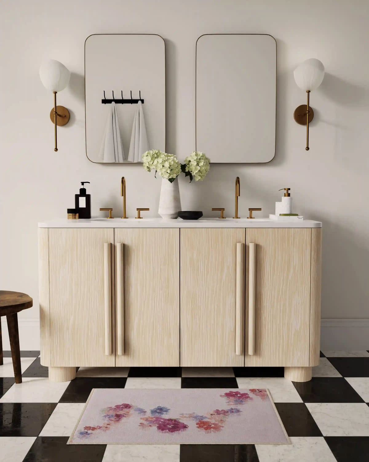 Clara Soft Rose Rug