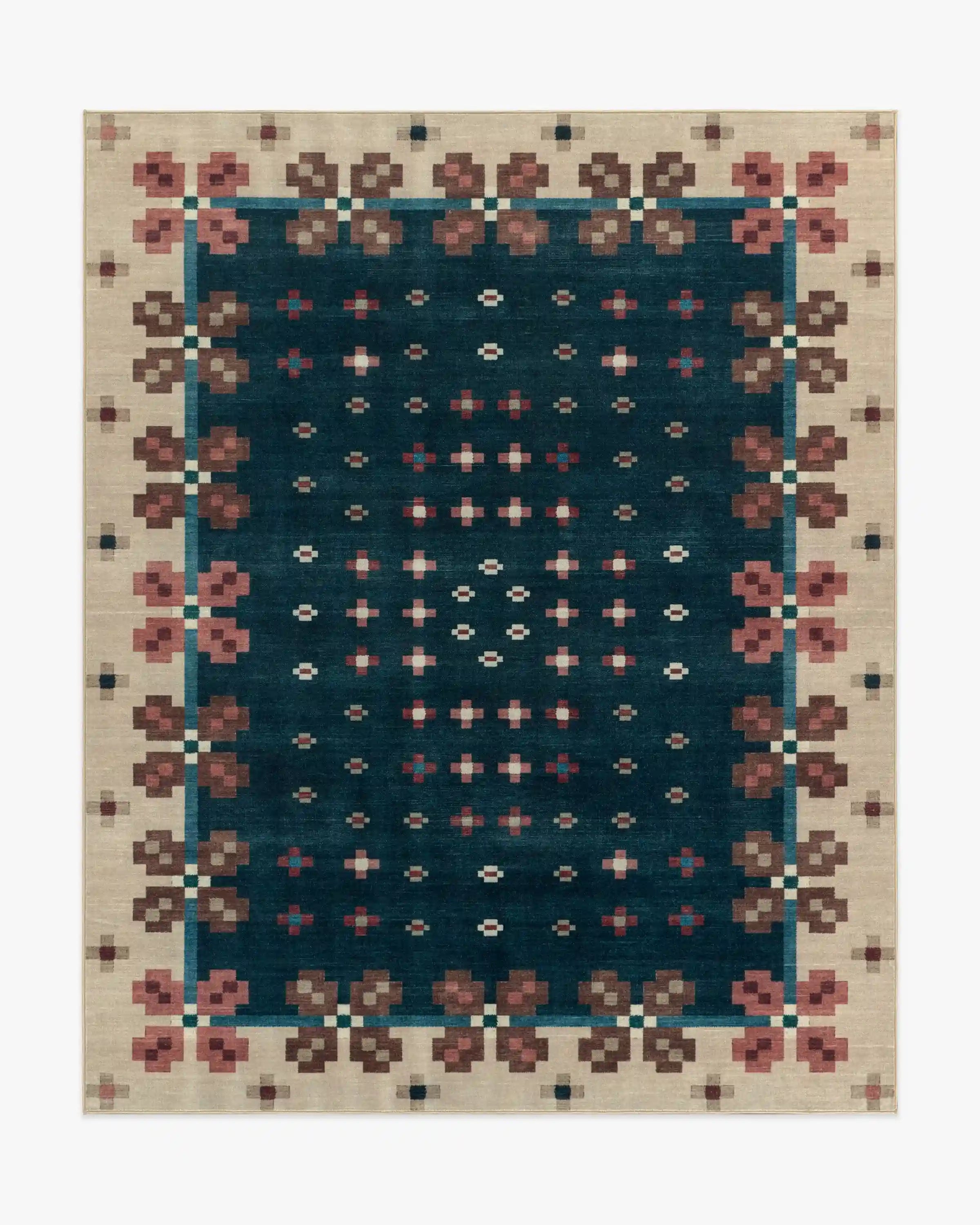 Clove Navy Rug by Anthropologie