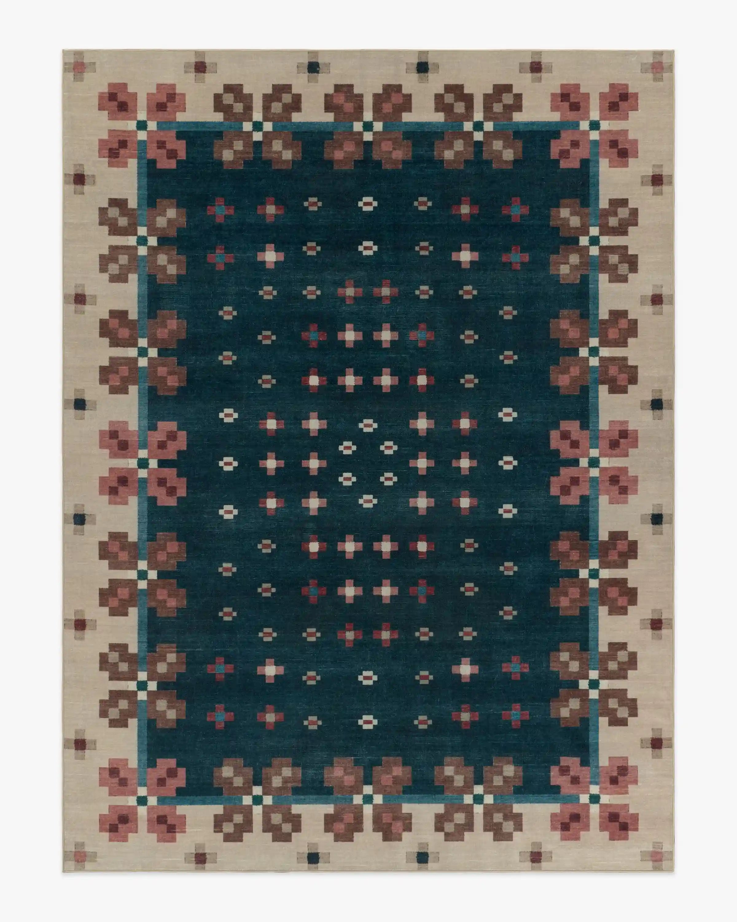 Clove Navy Rug by Anthropologie