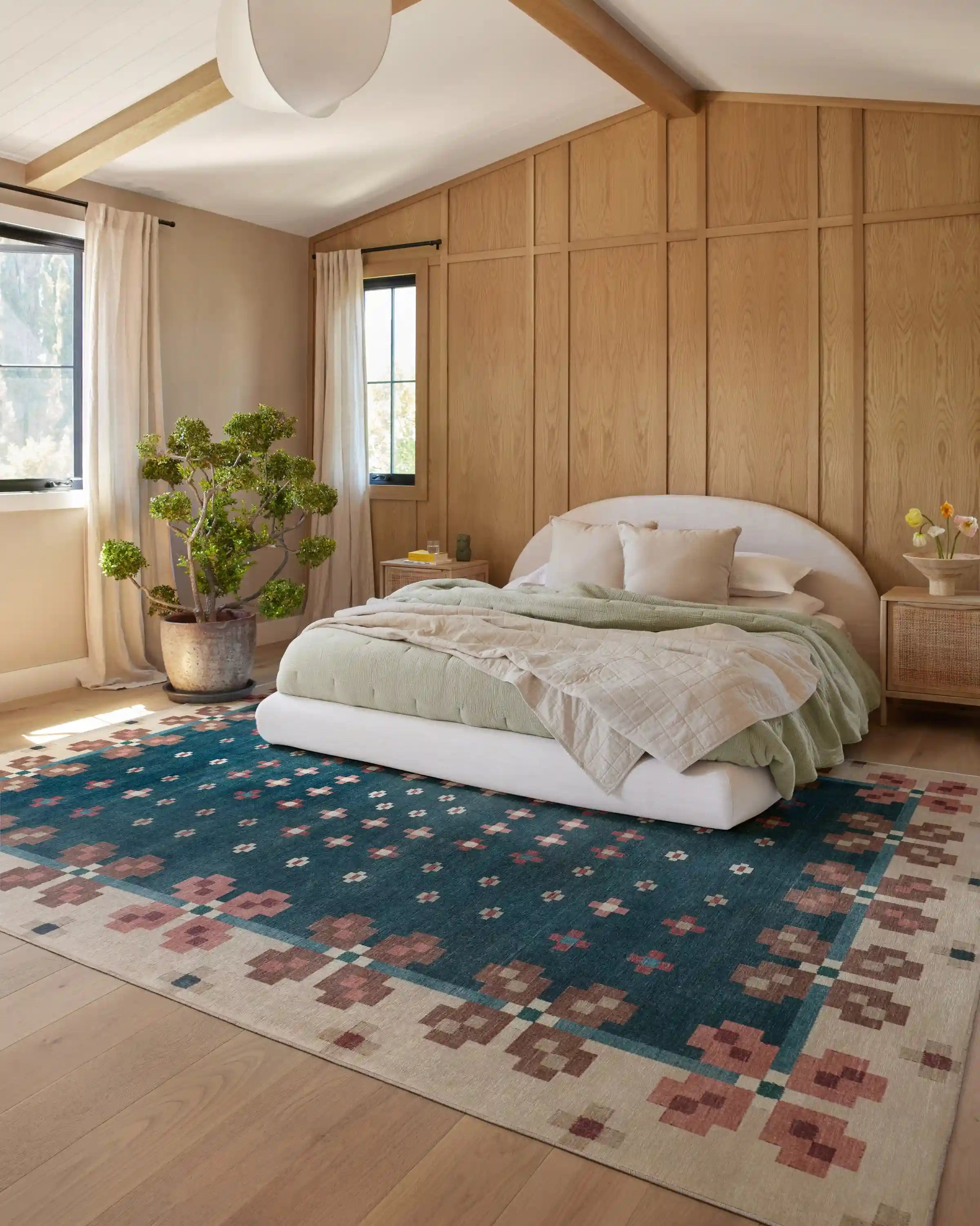 Clove Navy Rug by Anthropologie