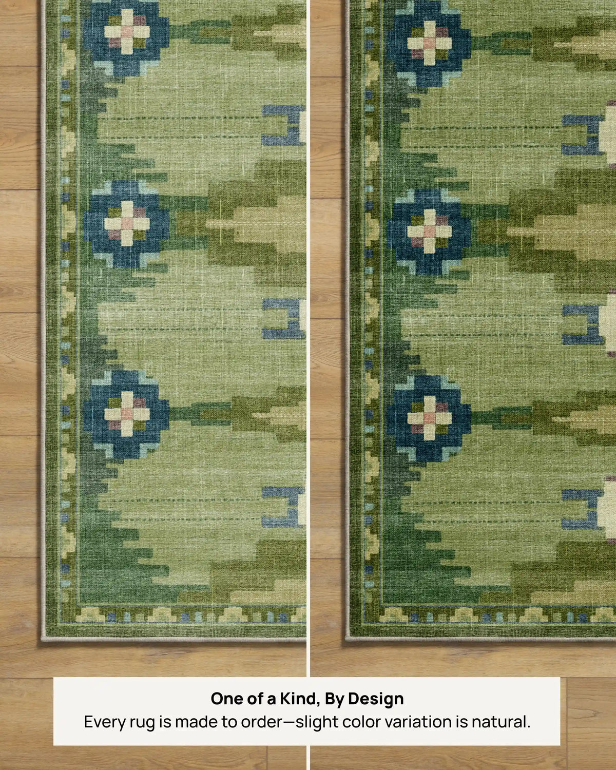 Aura Ombre Solid Sage Rug