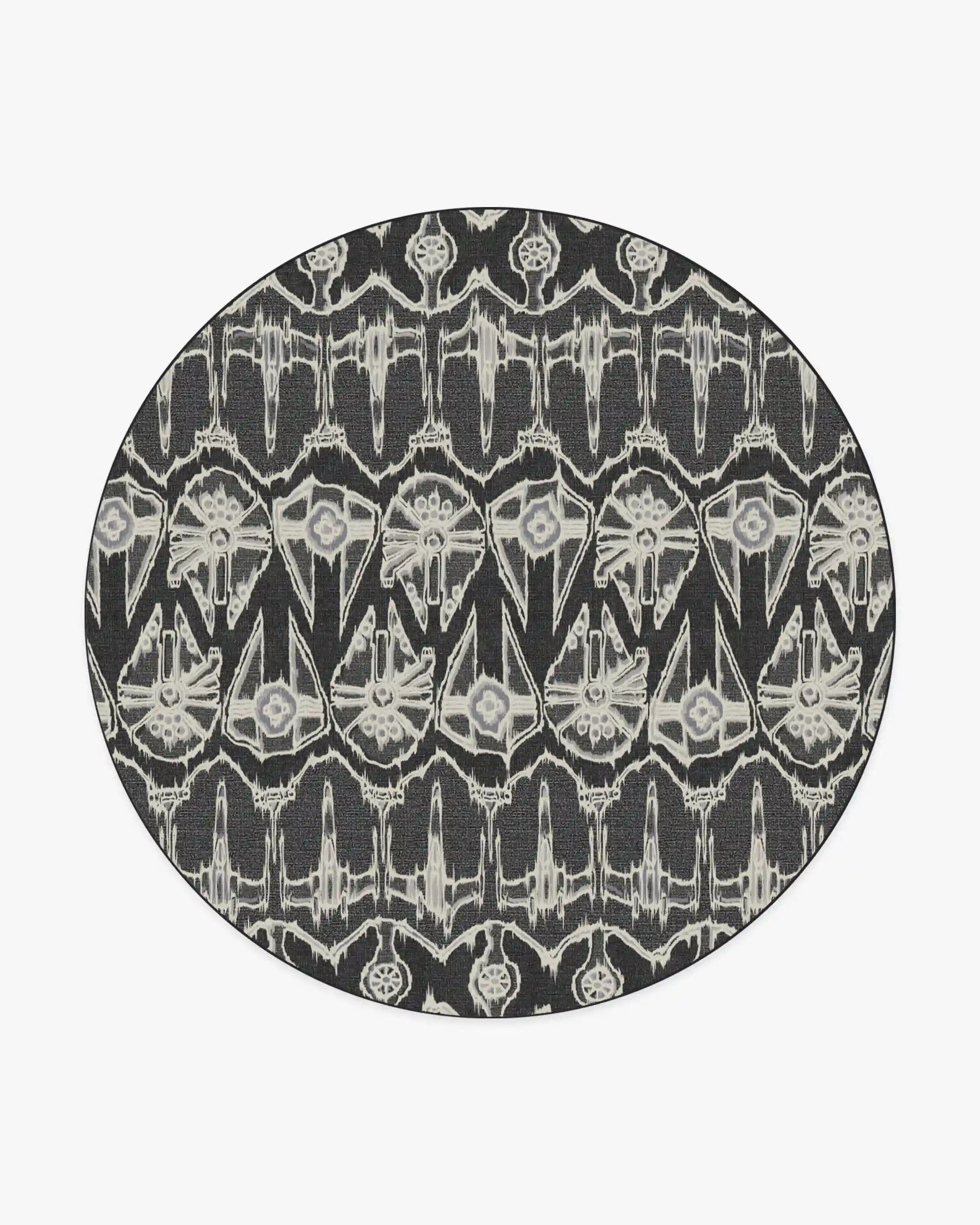 Corellian Ikat Black Rug