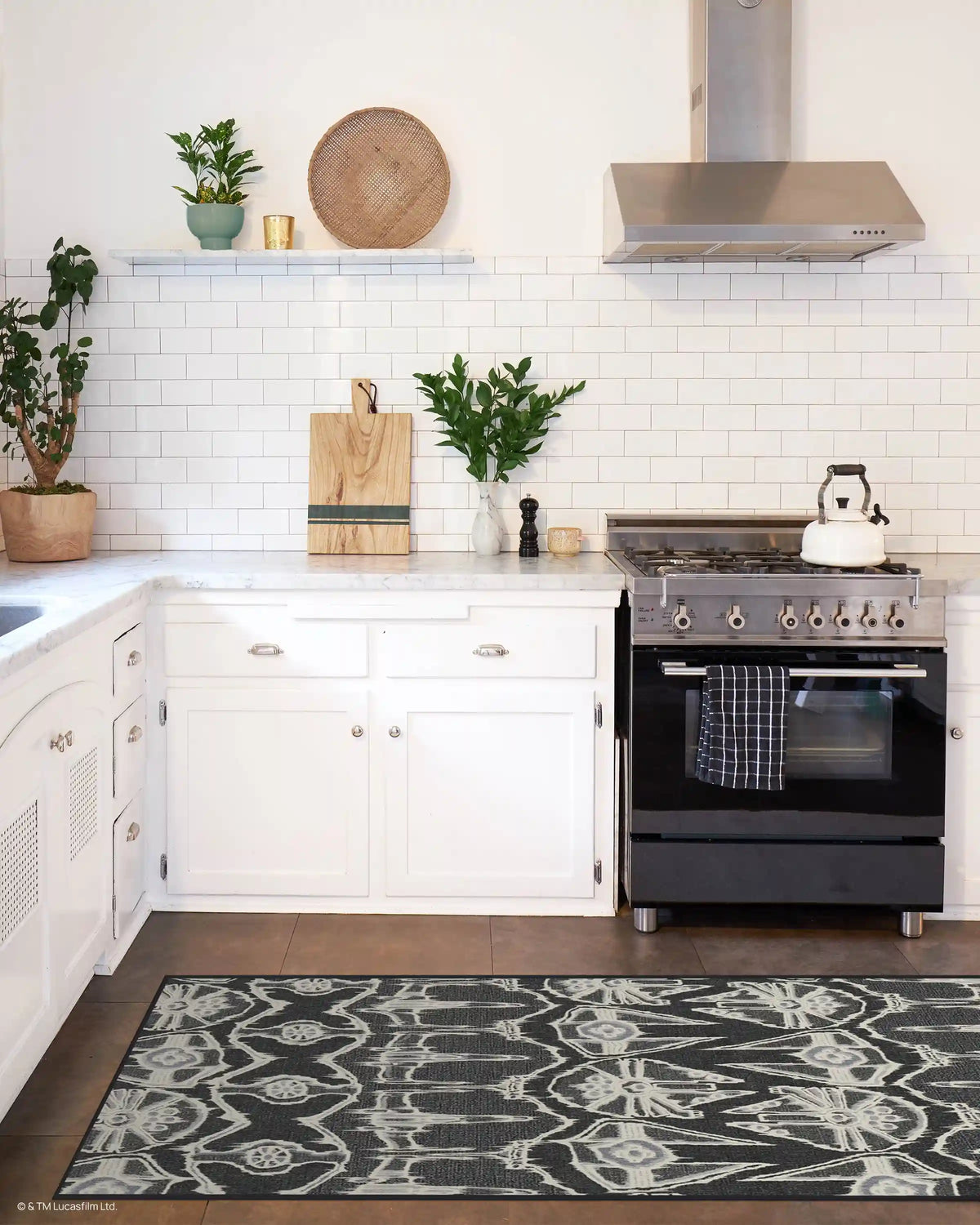 Corellian Ikat Black Rug