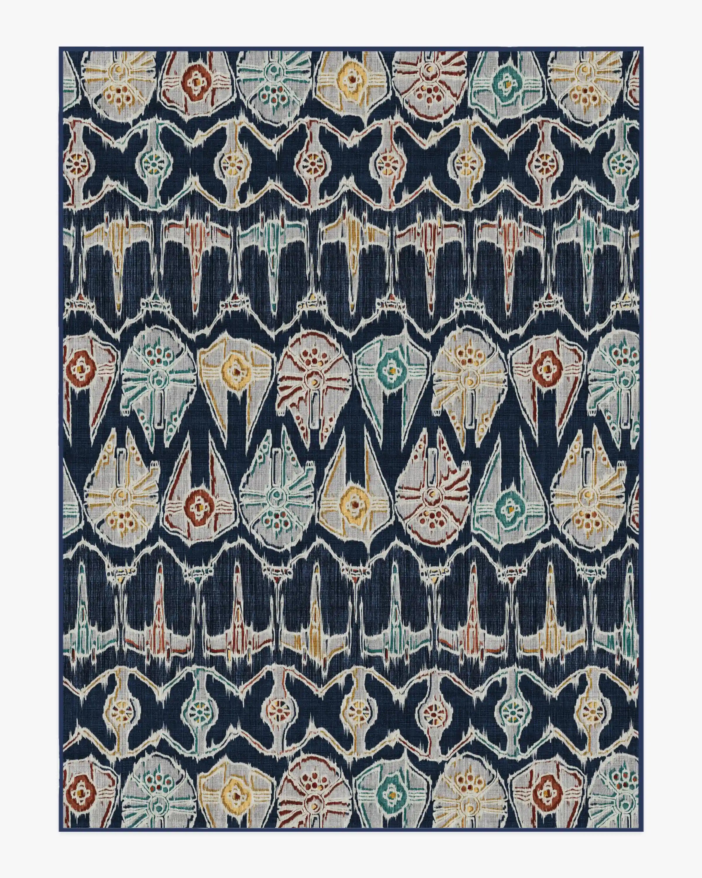 Corellian Ikat Navy Rug