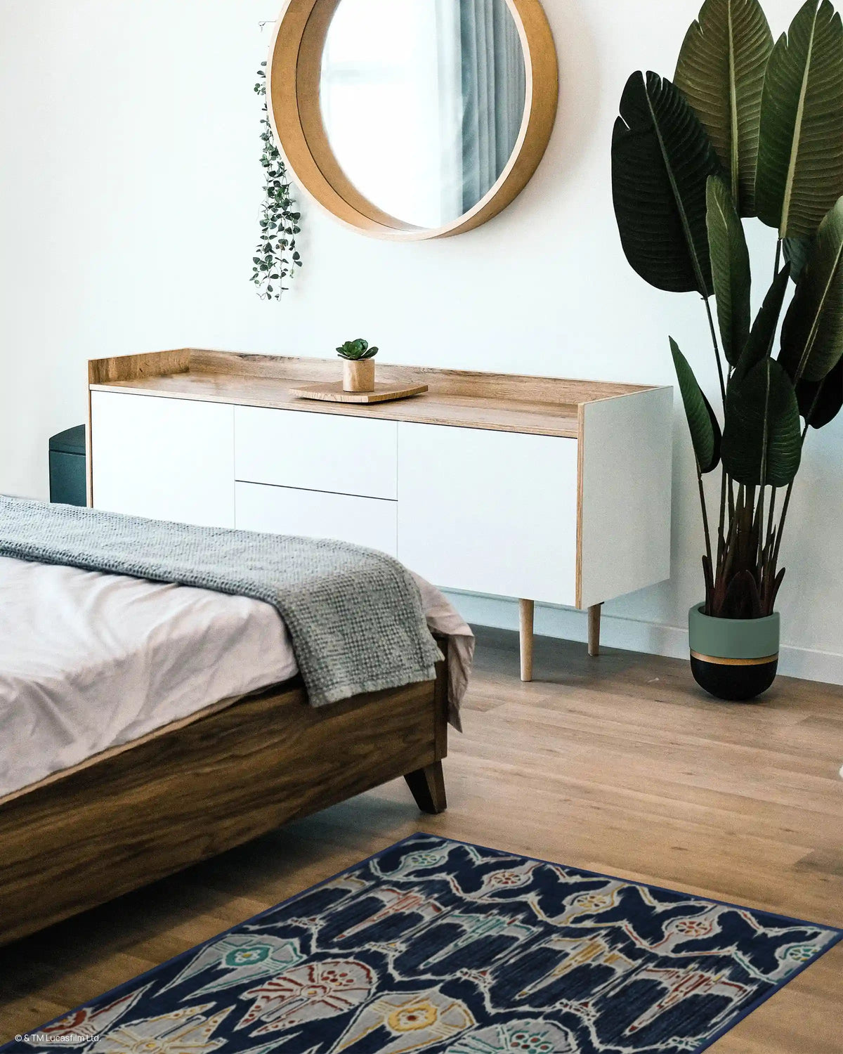 Corellian Ikat Navy Rug