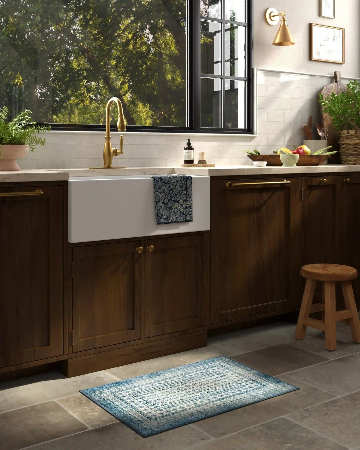 Cyrus Ocean & Ivory Rug
