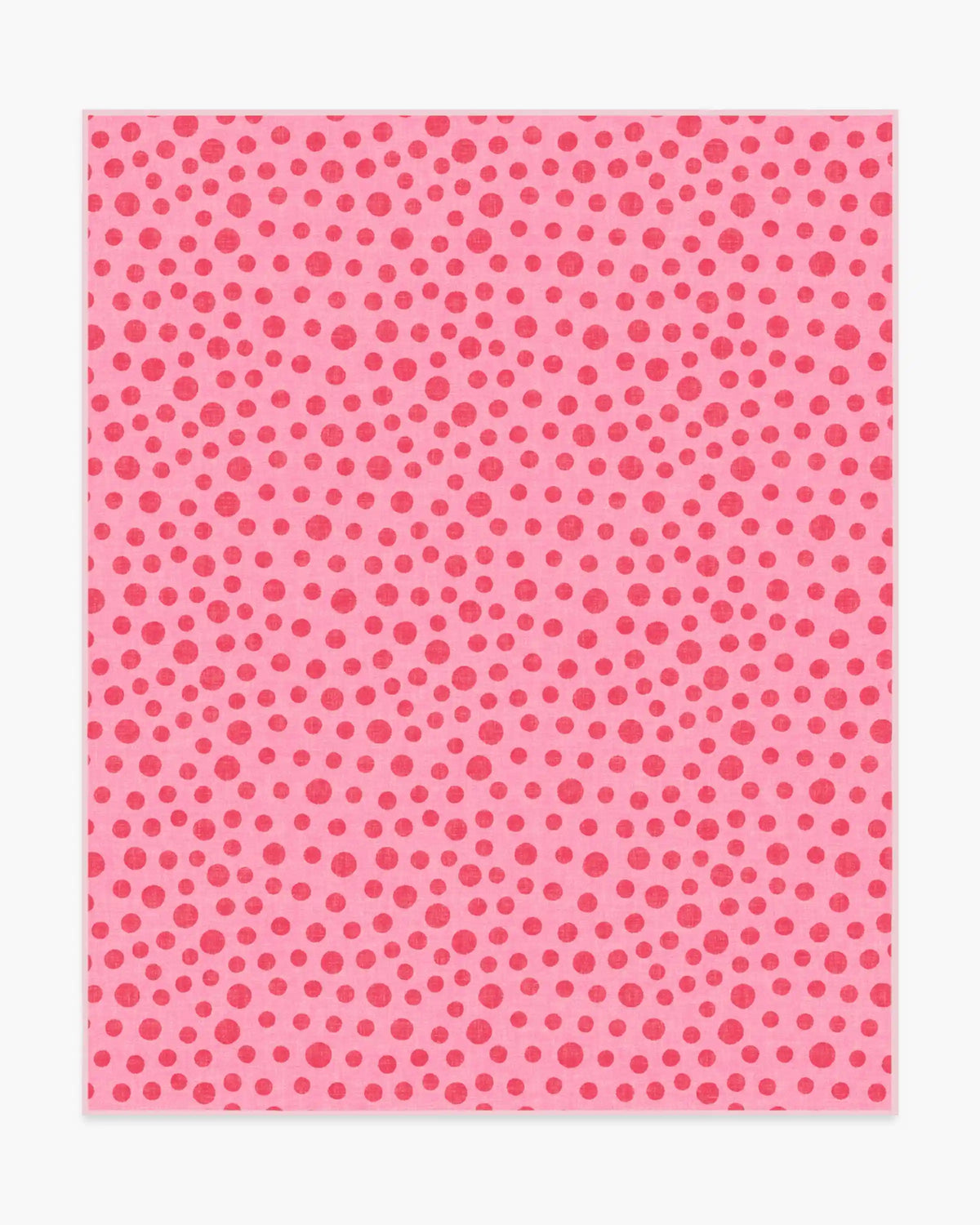 Dancing Dots Pink & Red Rug