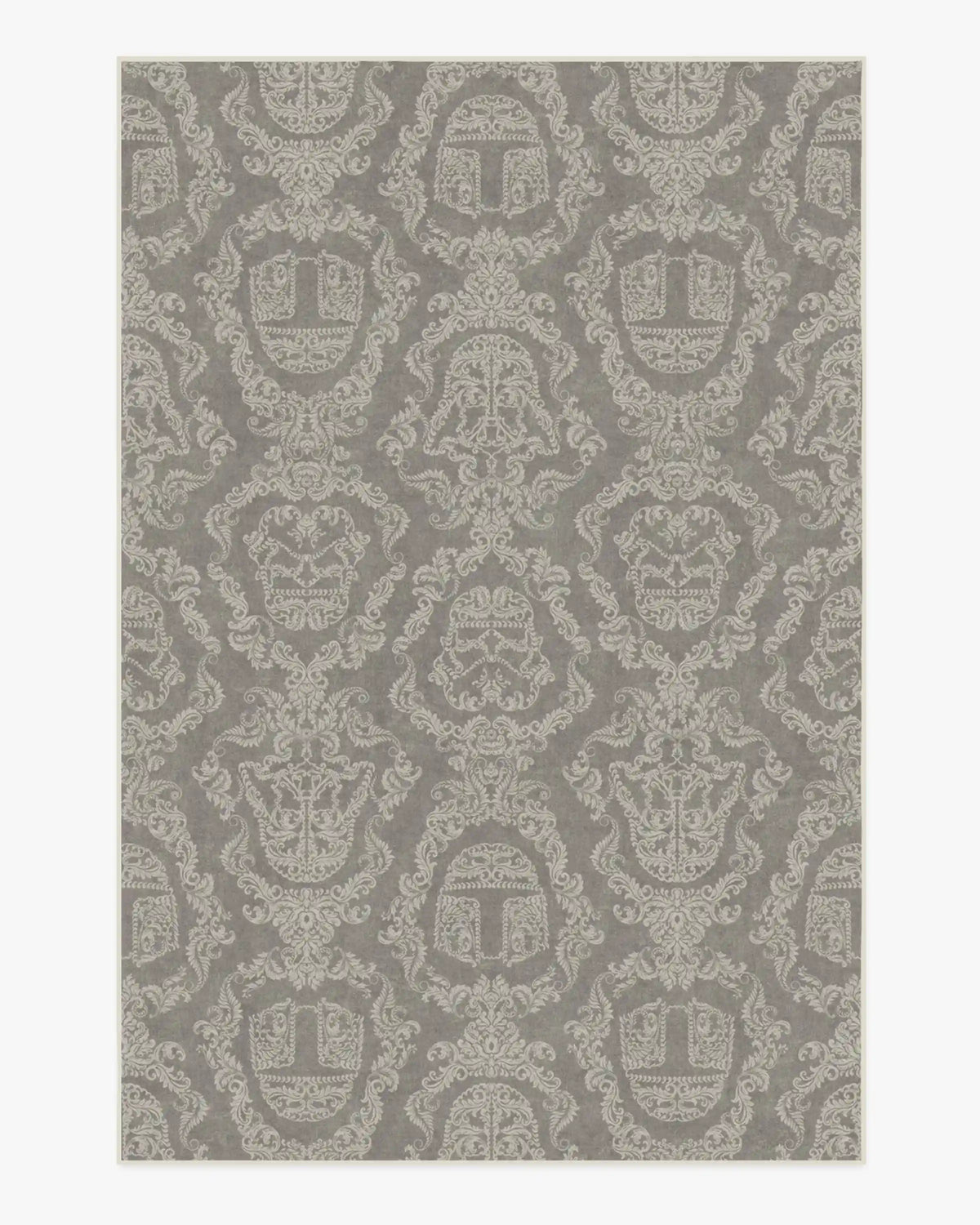 Dark Side Damask Stone Rug