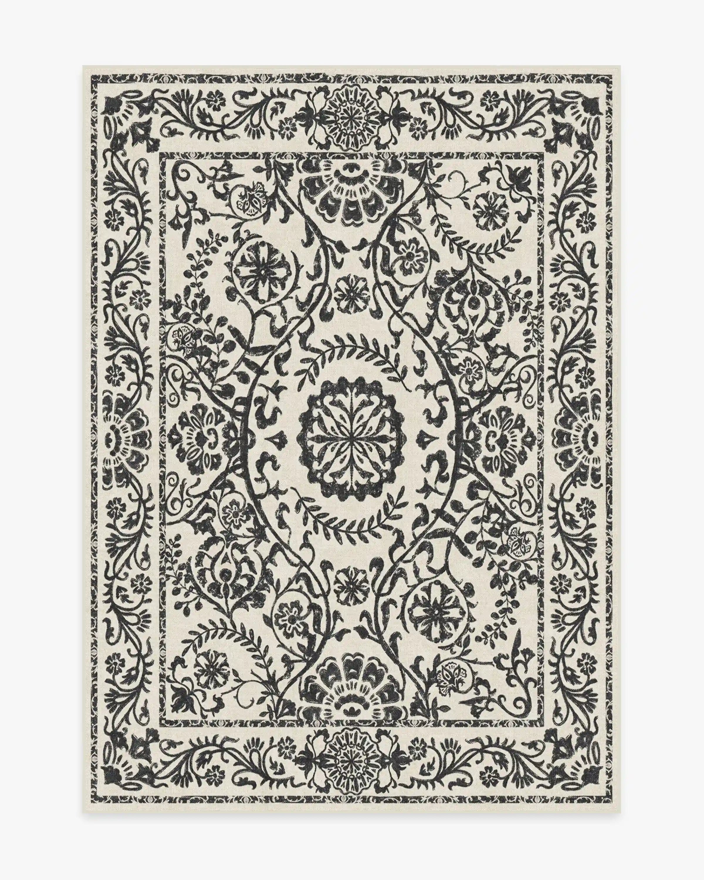 Delphina Black & White Rug