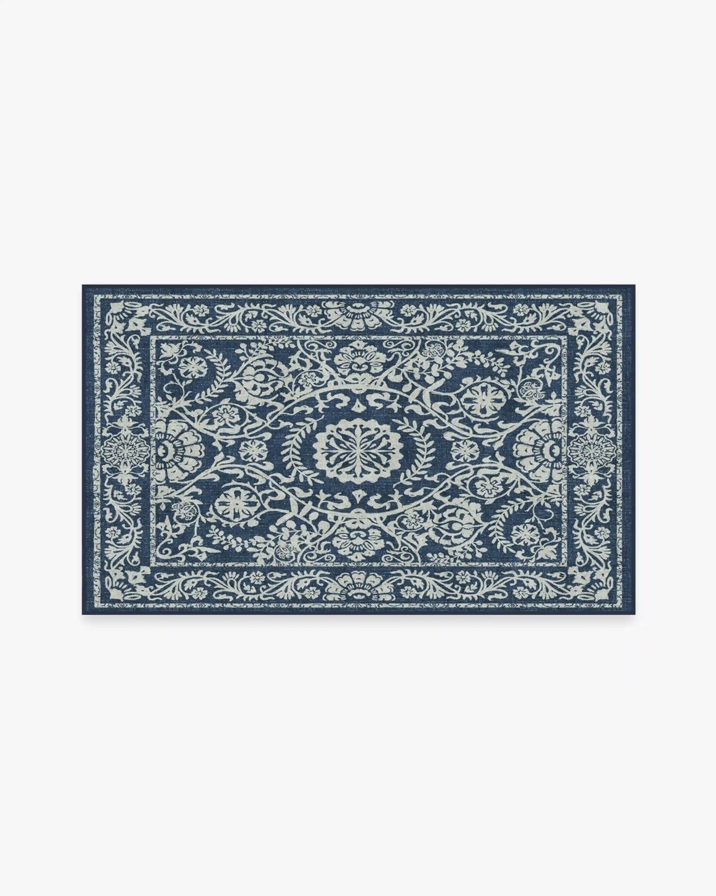 Delphina Navy Blue Rug