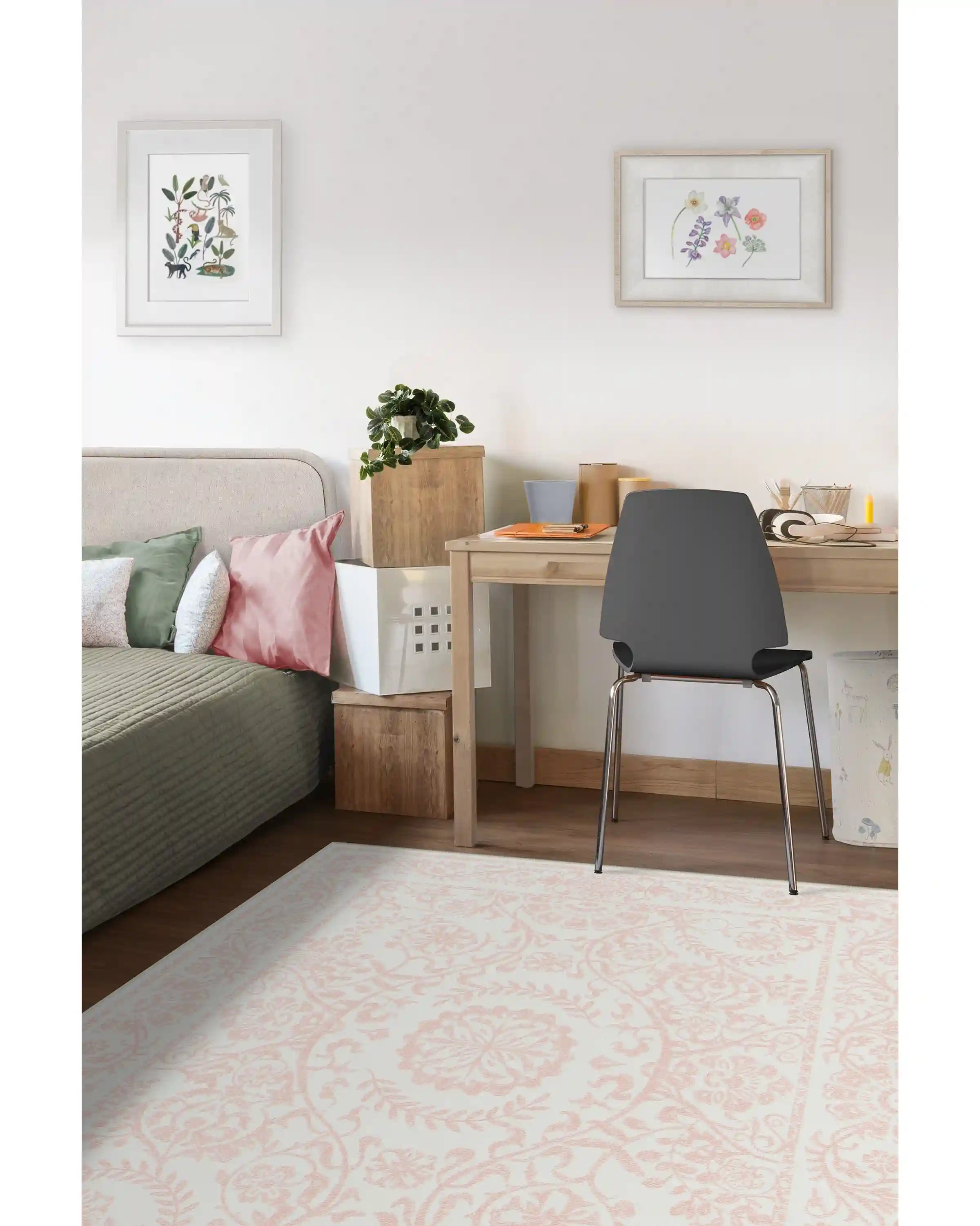 Delphina Powder Pink Rug