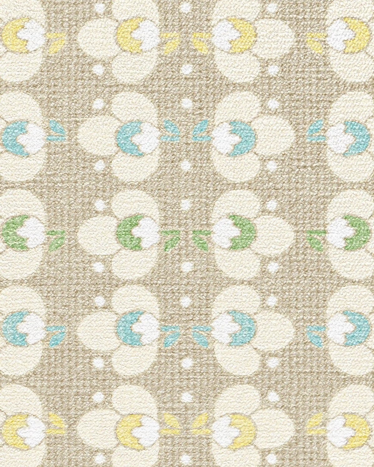 Ditzy Daisy Neutral Rug