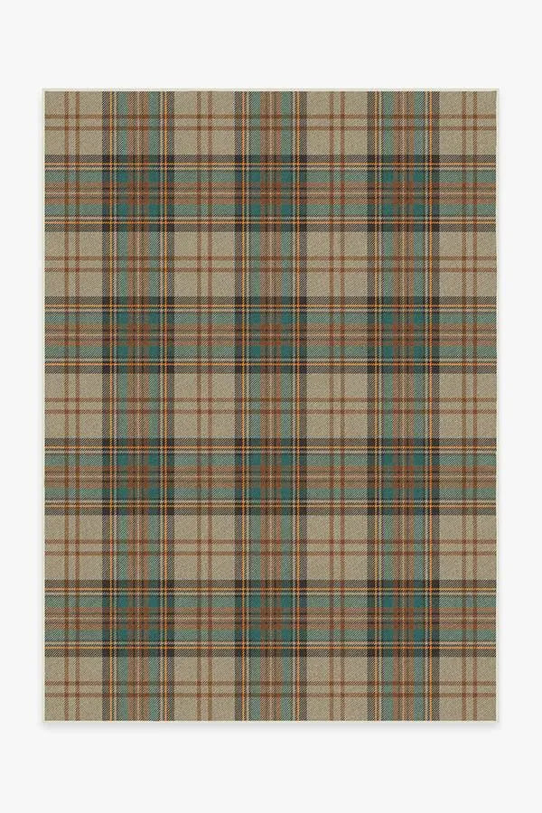 Dress Stewart Tartan Khaki Rug