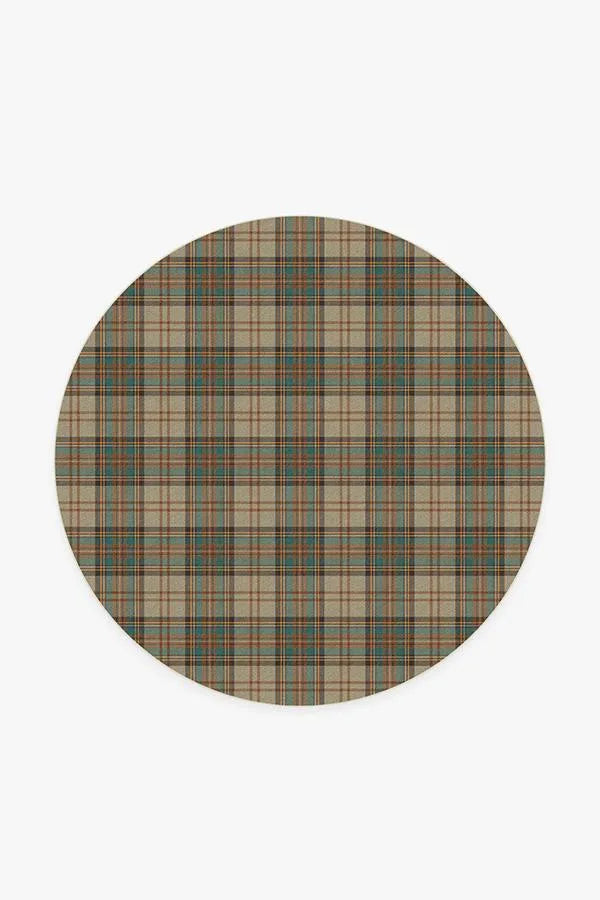 Dress Stewart Tartan Khaki Rug