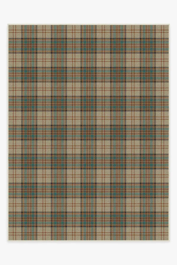 Dress Stewart Tartan Khaki Rug