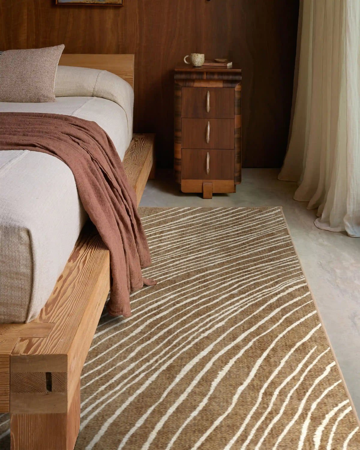 Dune Warm Brown Rug by The Local Project
