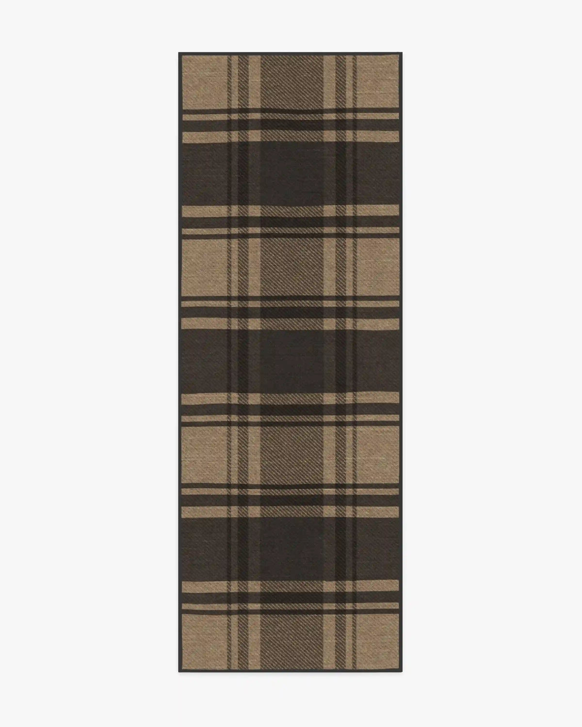 Easton Plaid Charcoal & Natural Rug