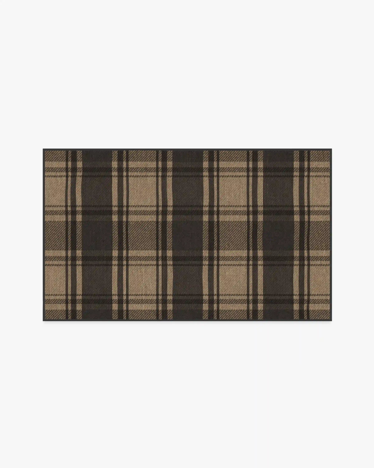 Easton Plaid Charcoal & Natural Rug