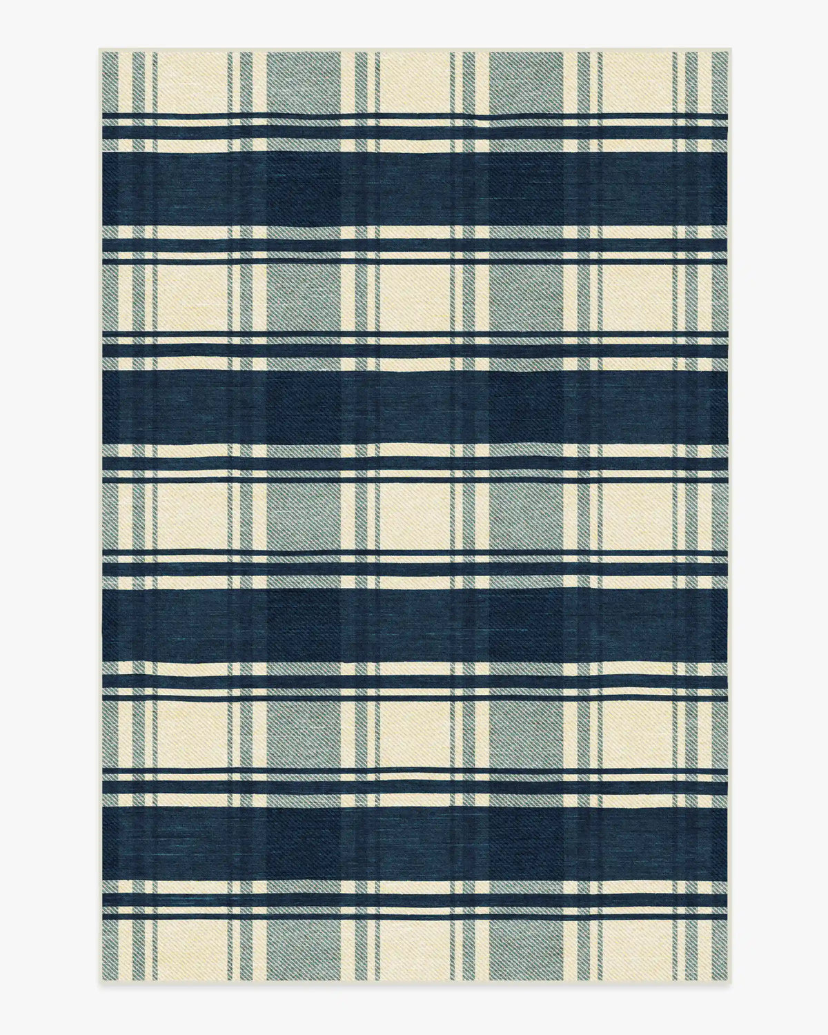 Easton Plaid Navy Rug