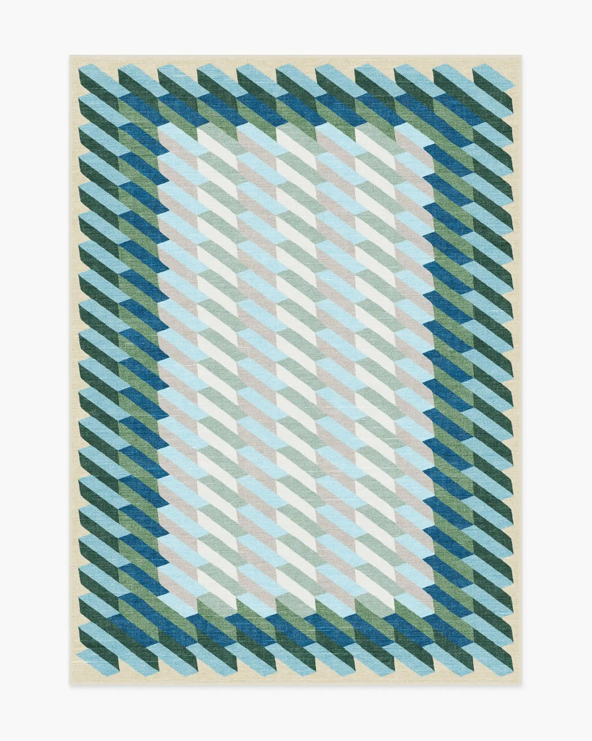 Echo Soft Teal Rug