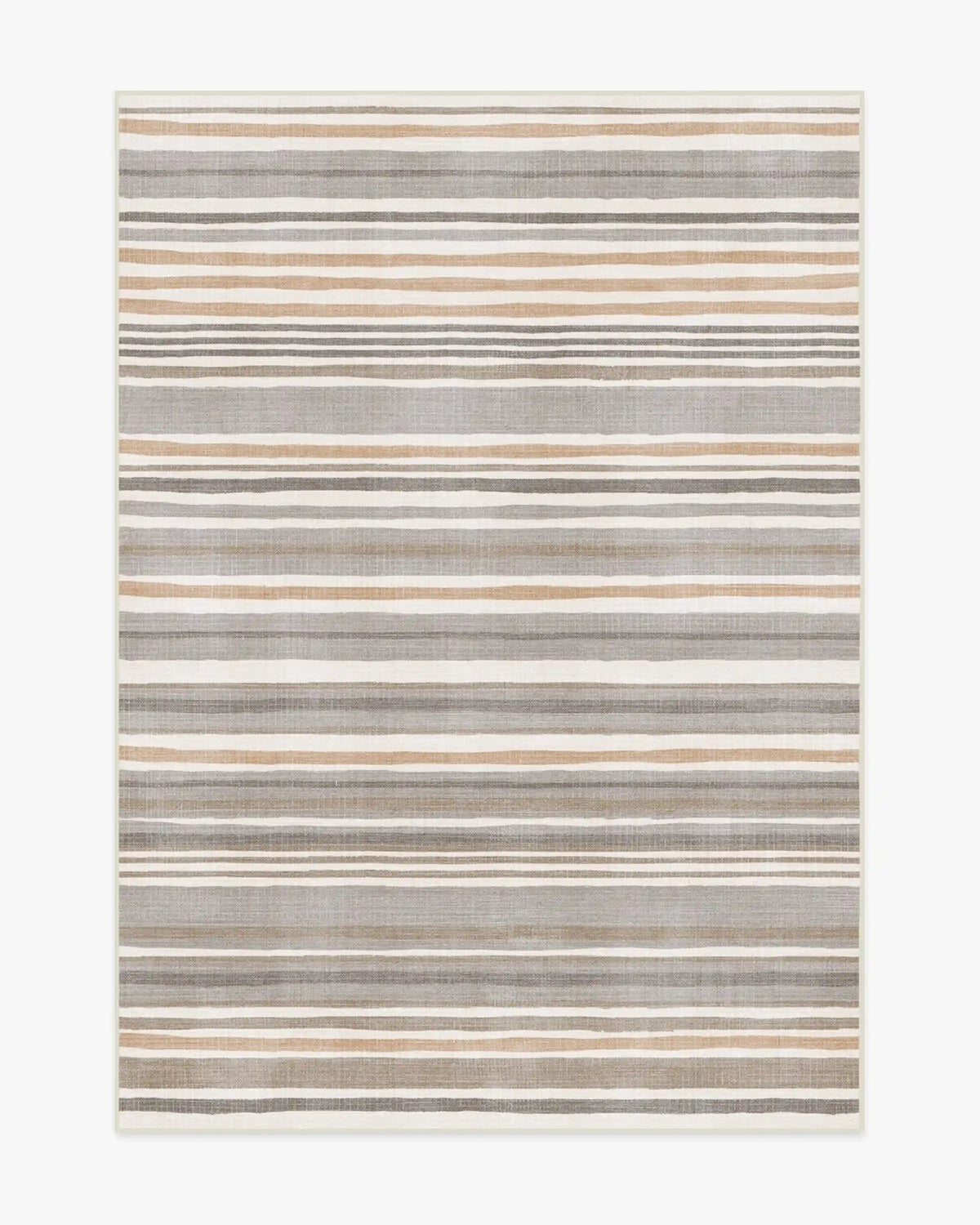 Elio Stripe Grey & Ivory Rug