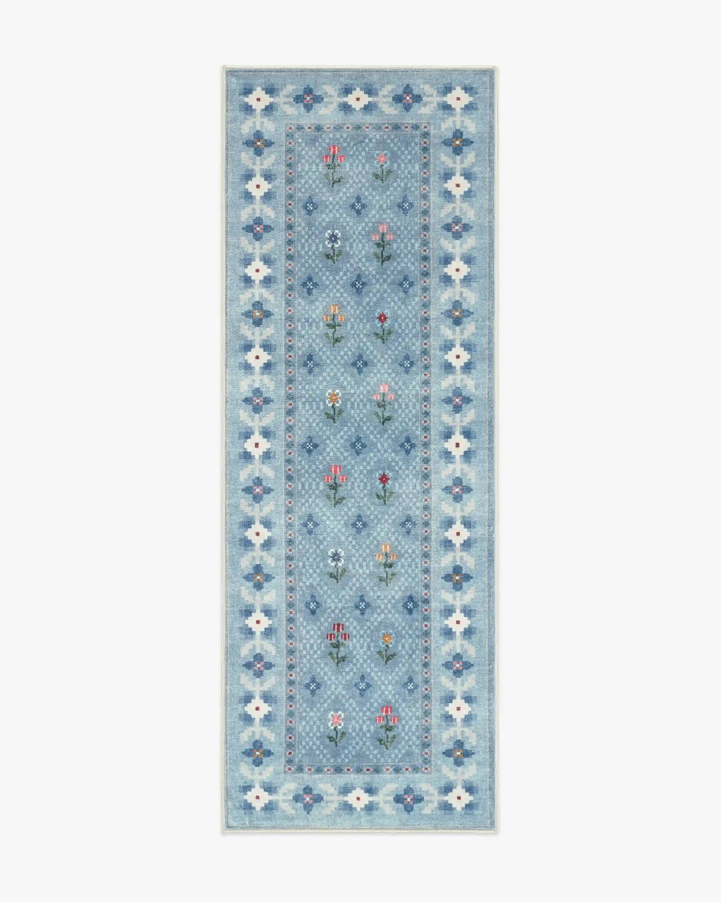 Ella Slate Blue Rug by Anthropologie