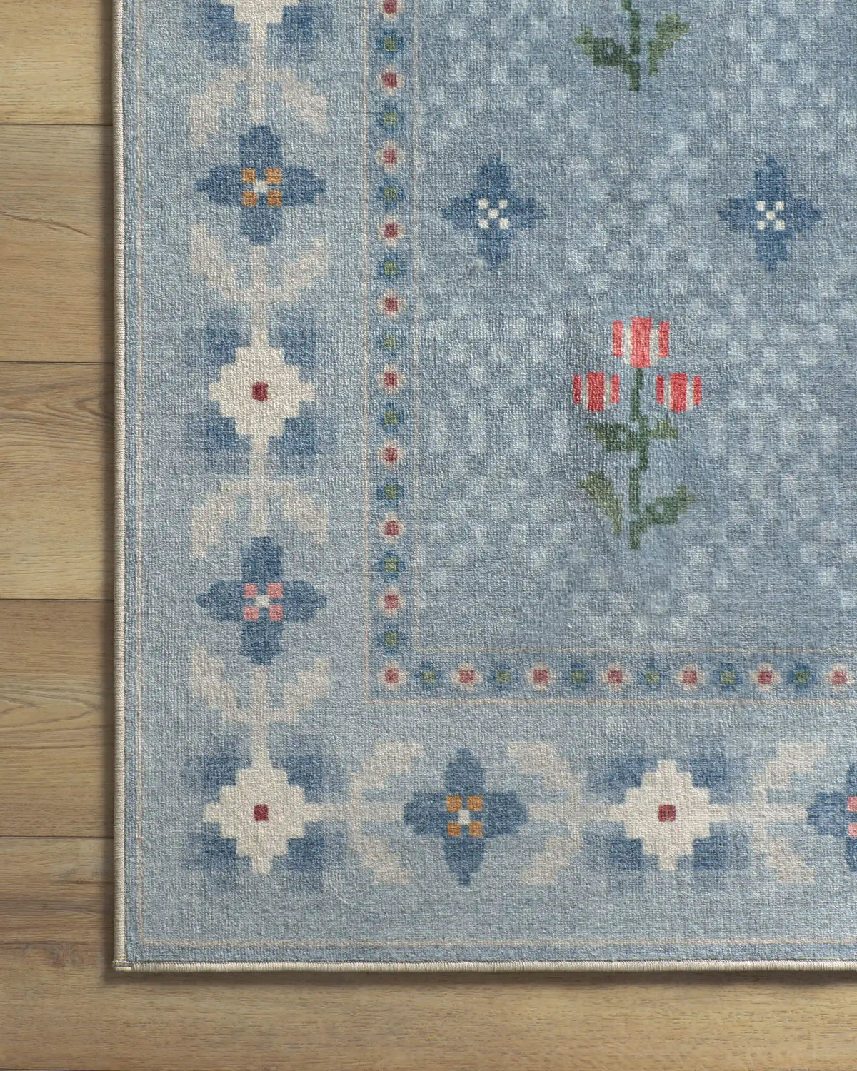 Ella Slate Blue Rug by Anthropologie