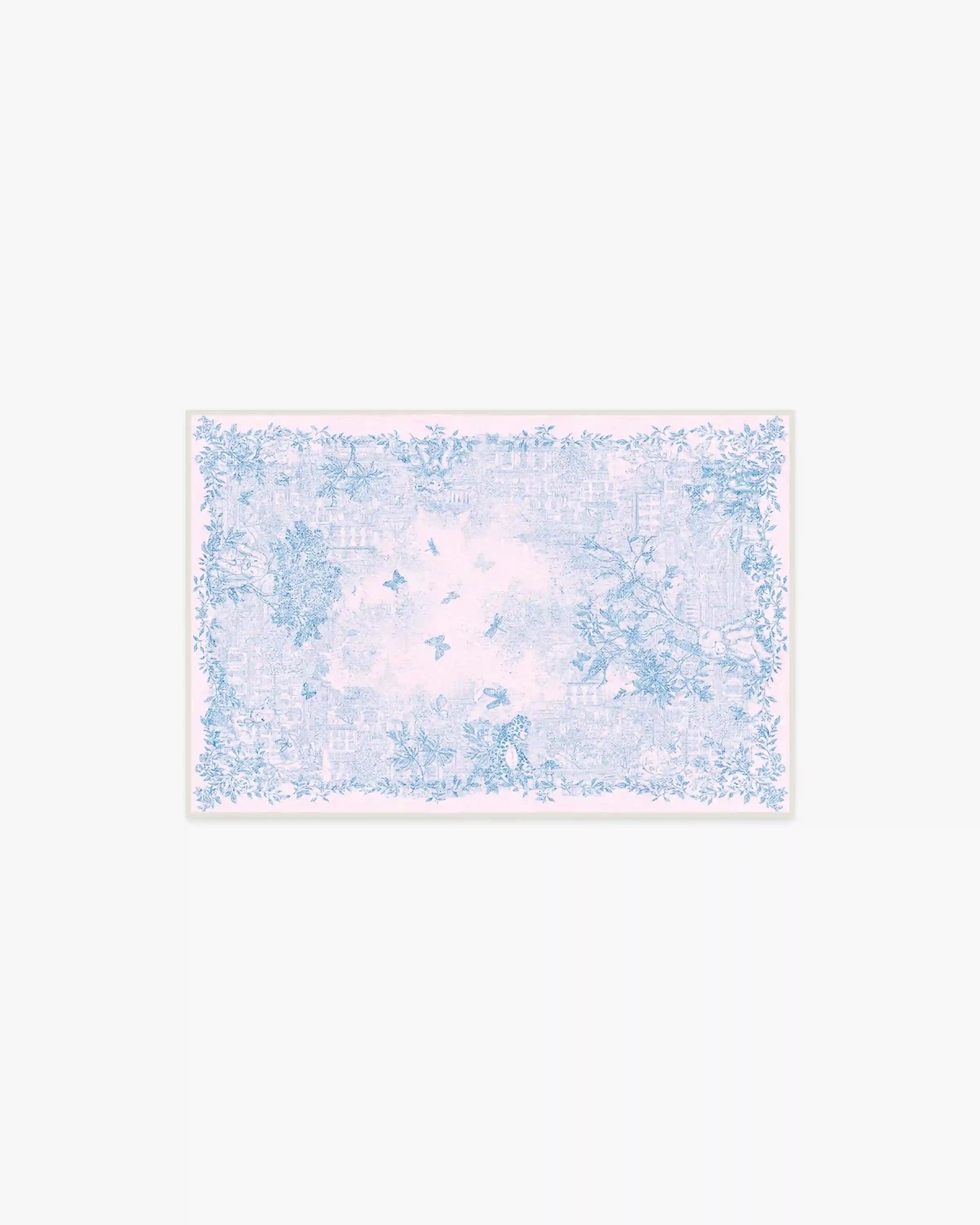 Emi Toile Soft Pink Rug by Humberto Leon