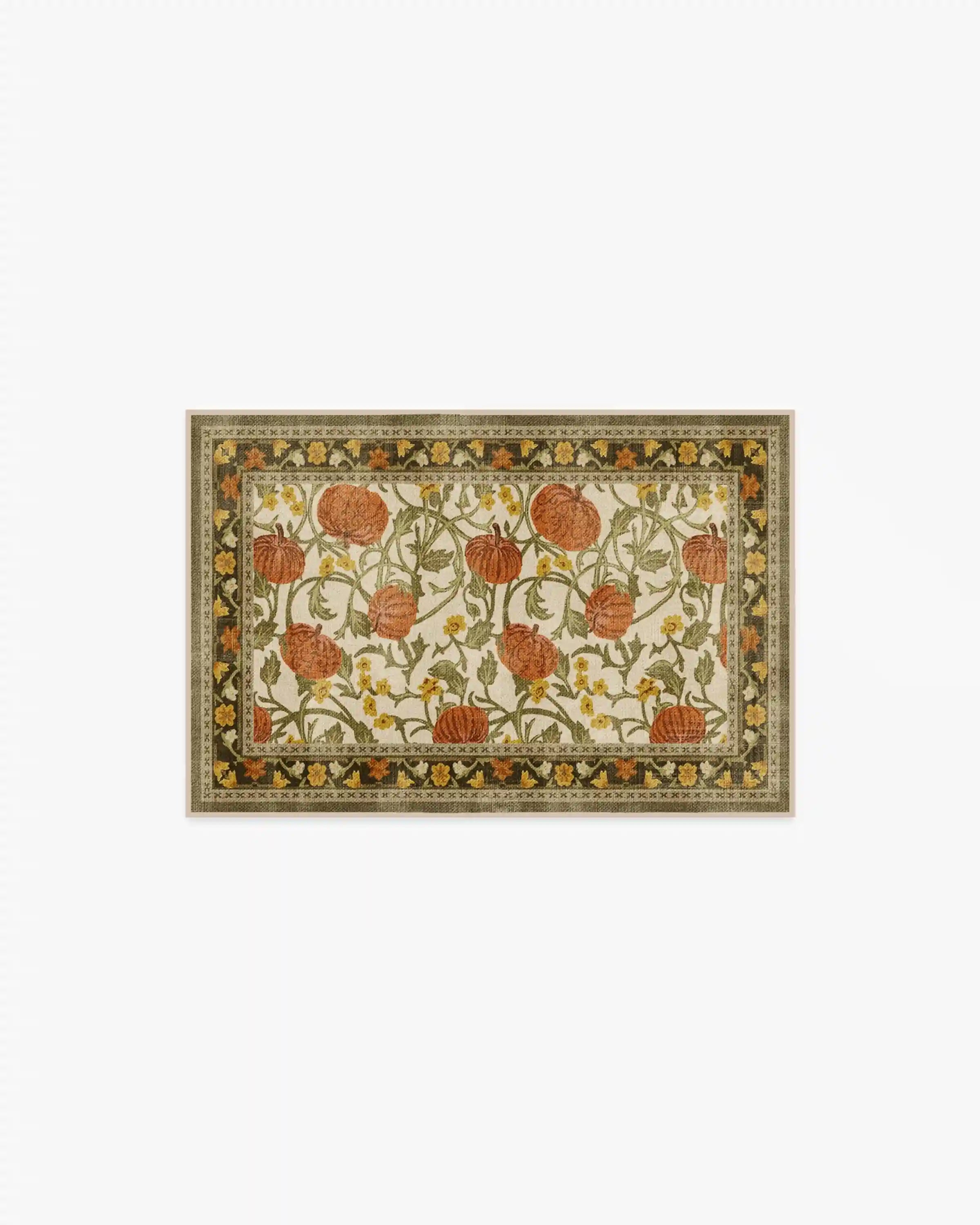 Enchanted Vines Cream Multicolor Rug