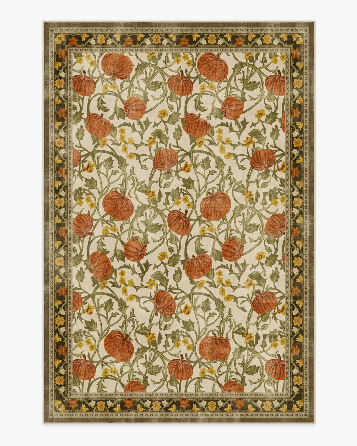Enchanted Vines Cream Multicolor Rug