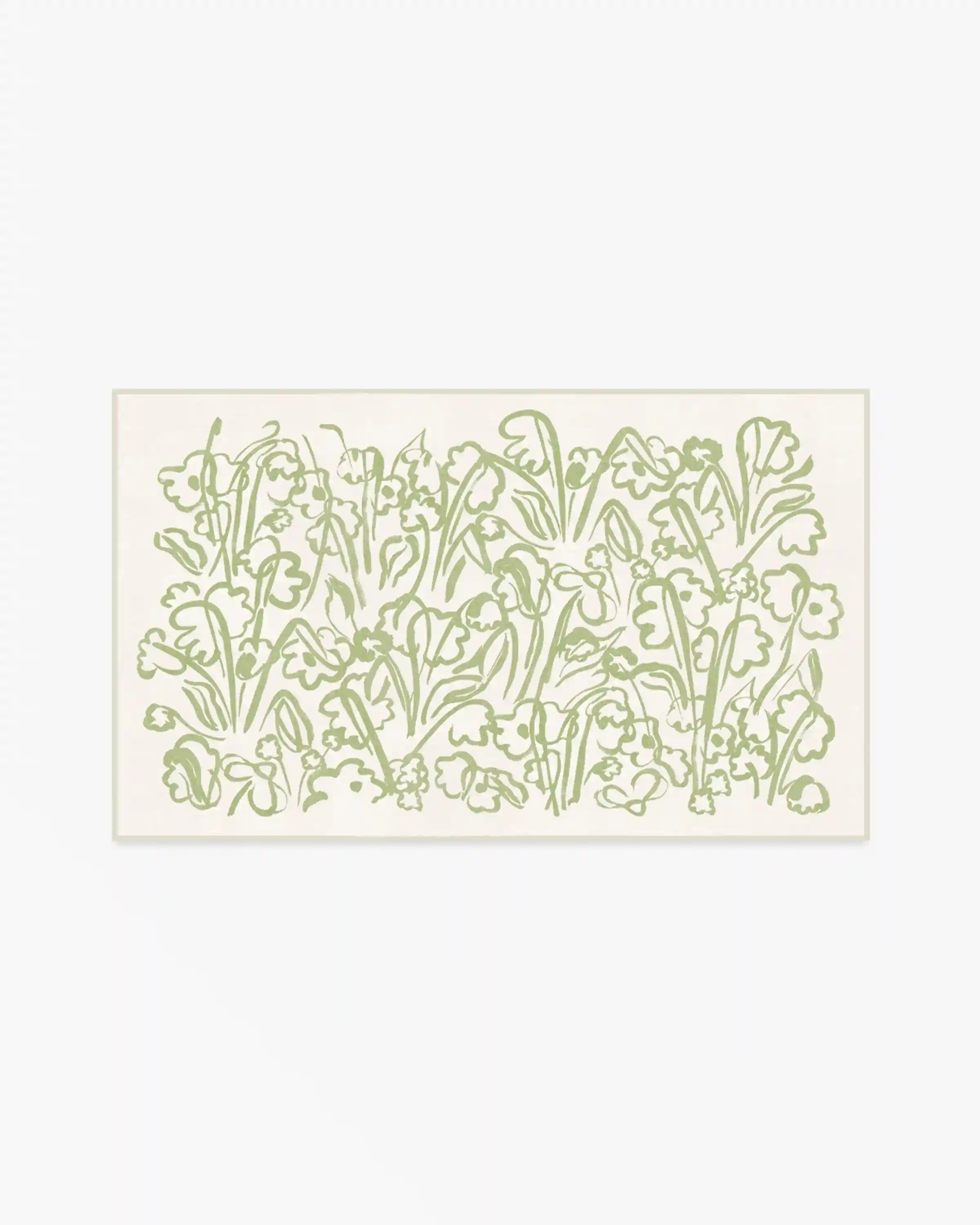 Ensikukat Green Rug by Marimekko