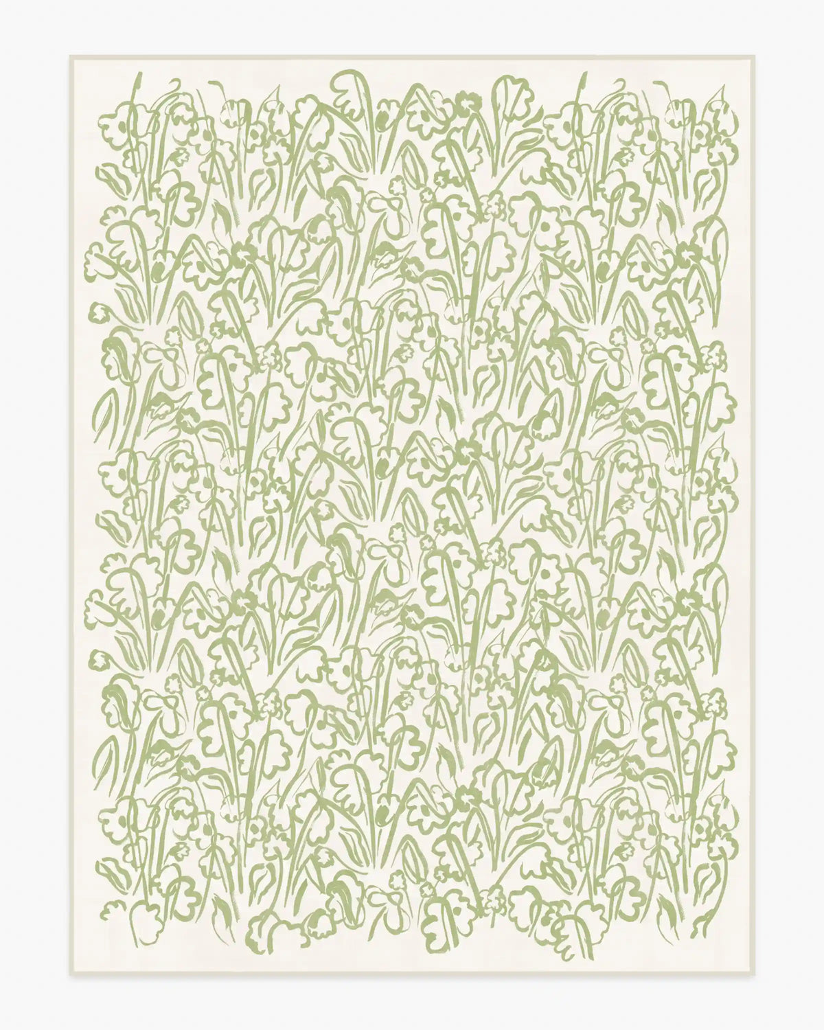 Ensikukat Green Rug by Marimekko
