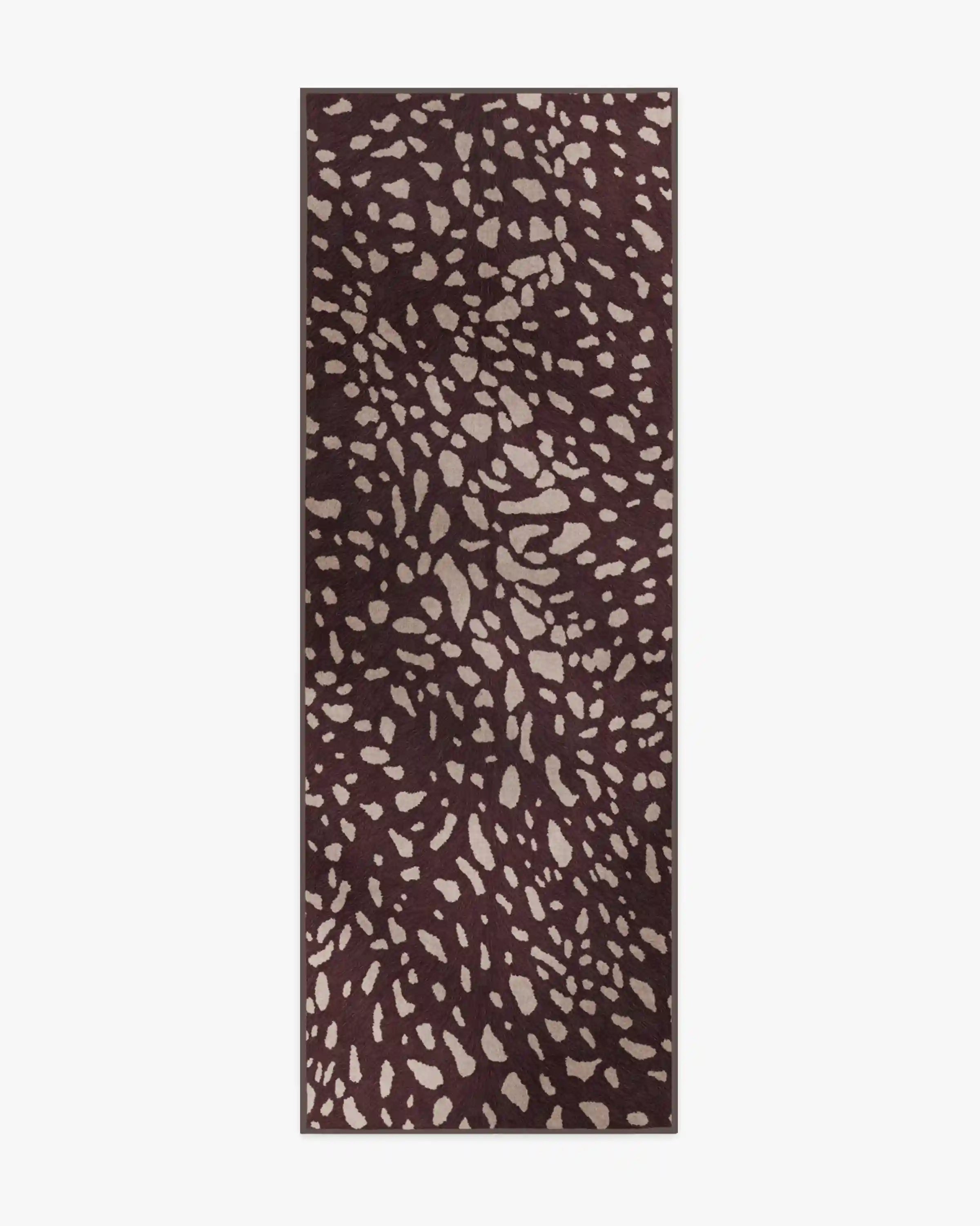Fawn Burgundy Rug