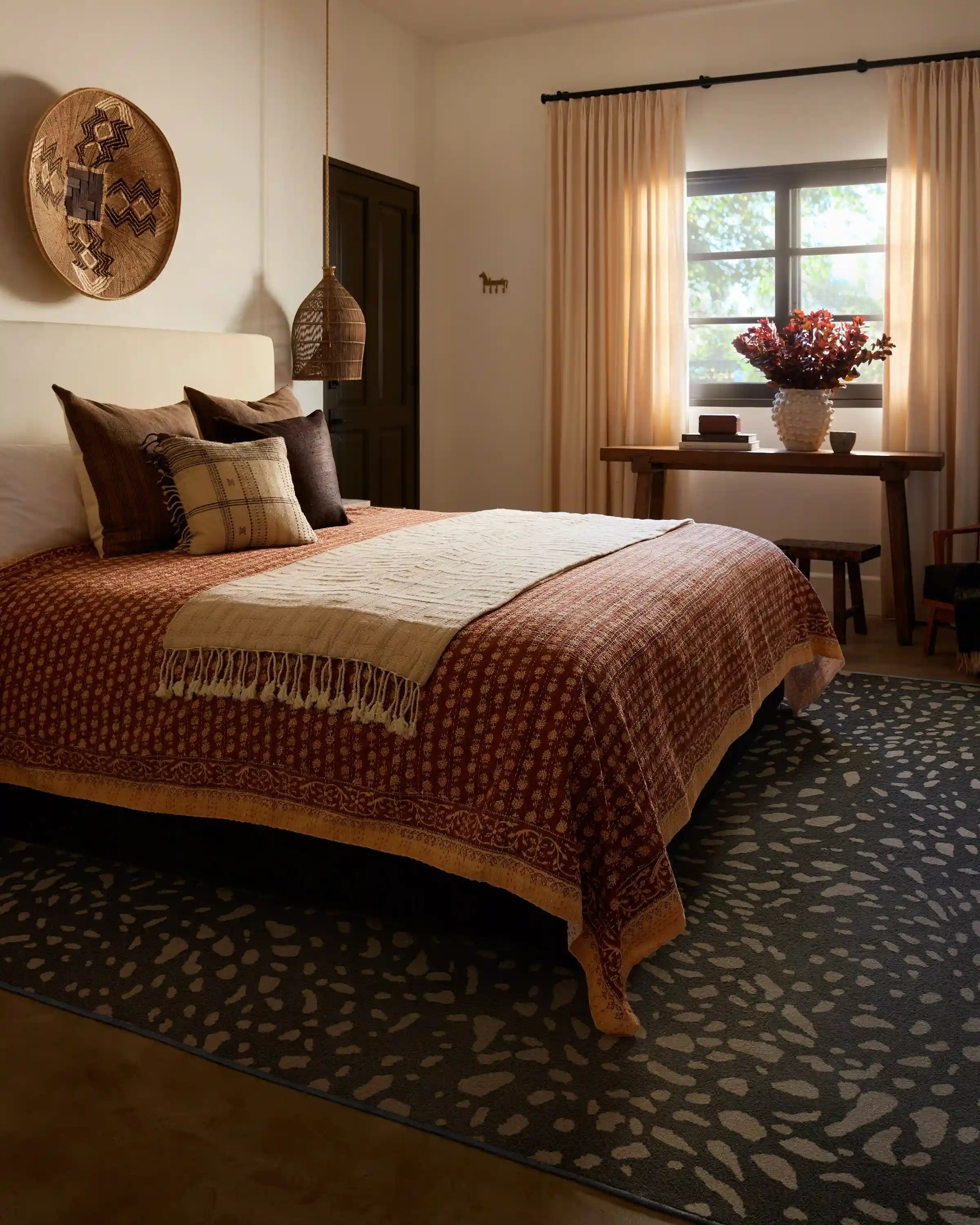 Fawn Dark Grey Rug