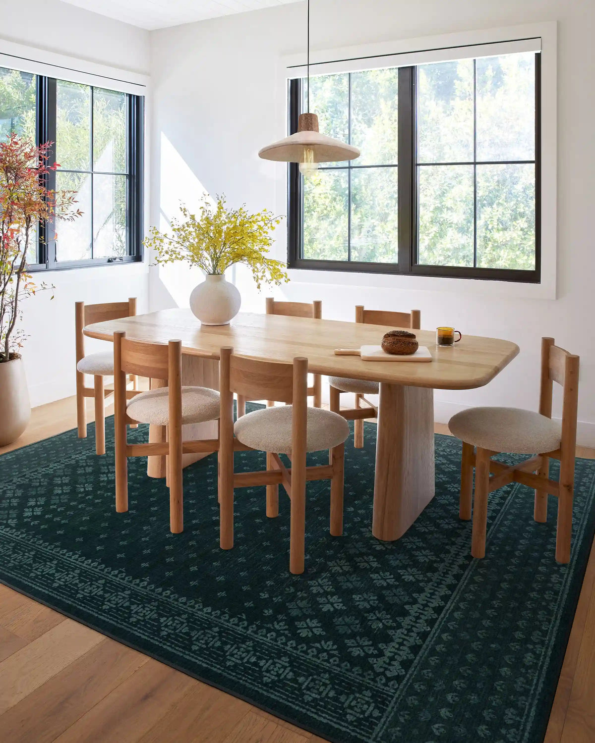 Fernanda Teal Blue Rug