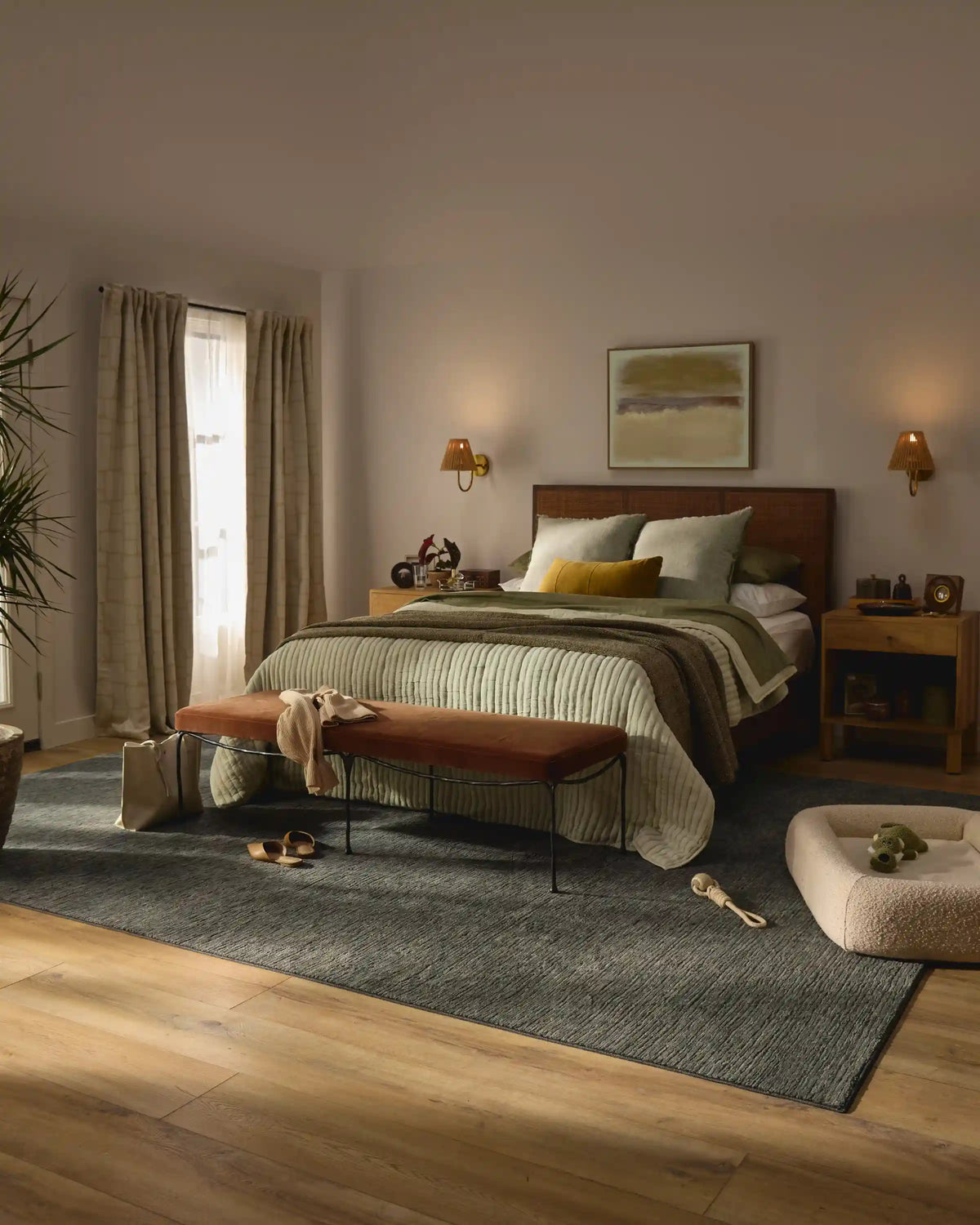 Finley Smoke Grey Plush Rug