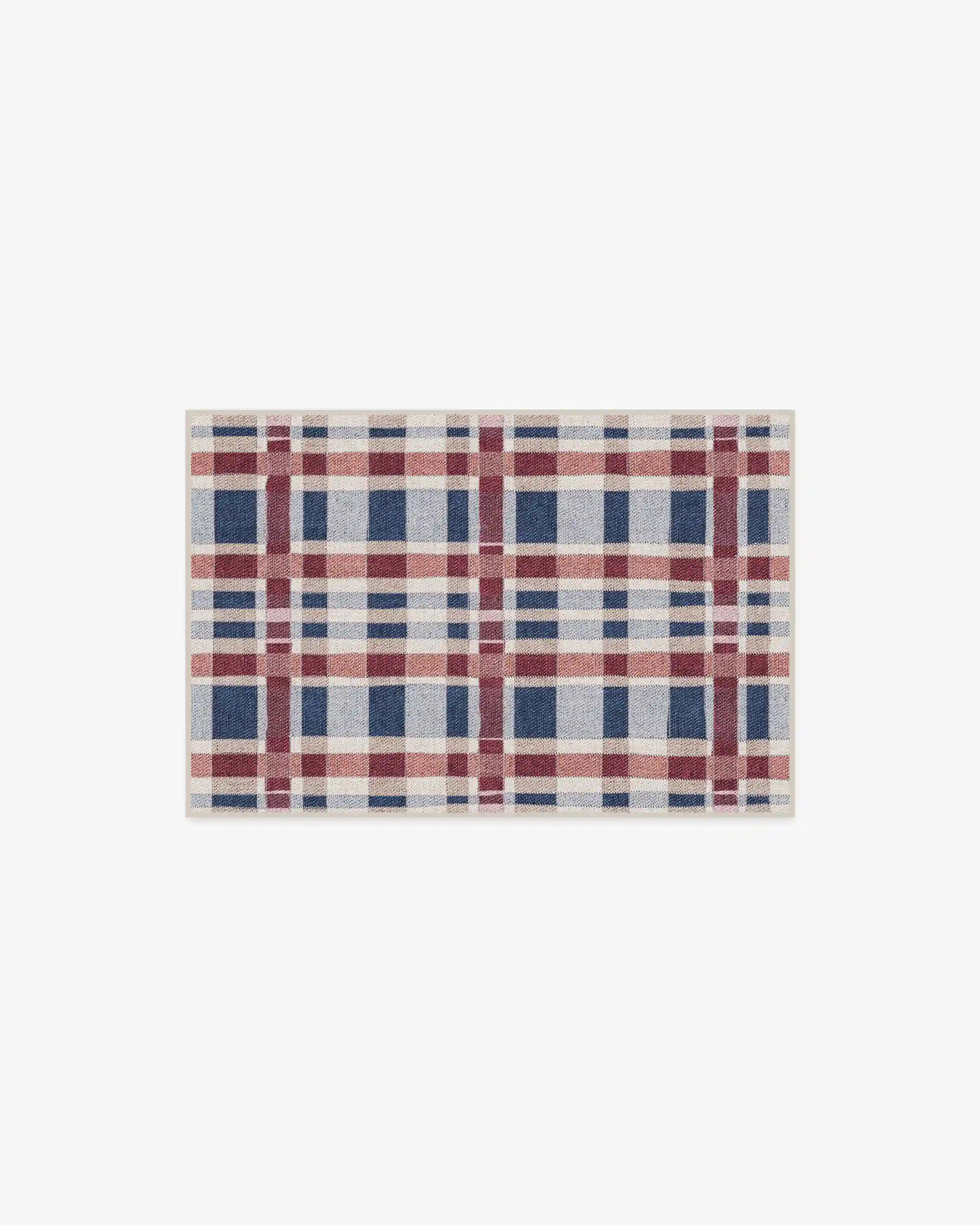 Finn Red & Blue Rug