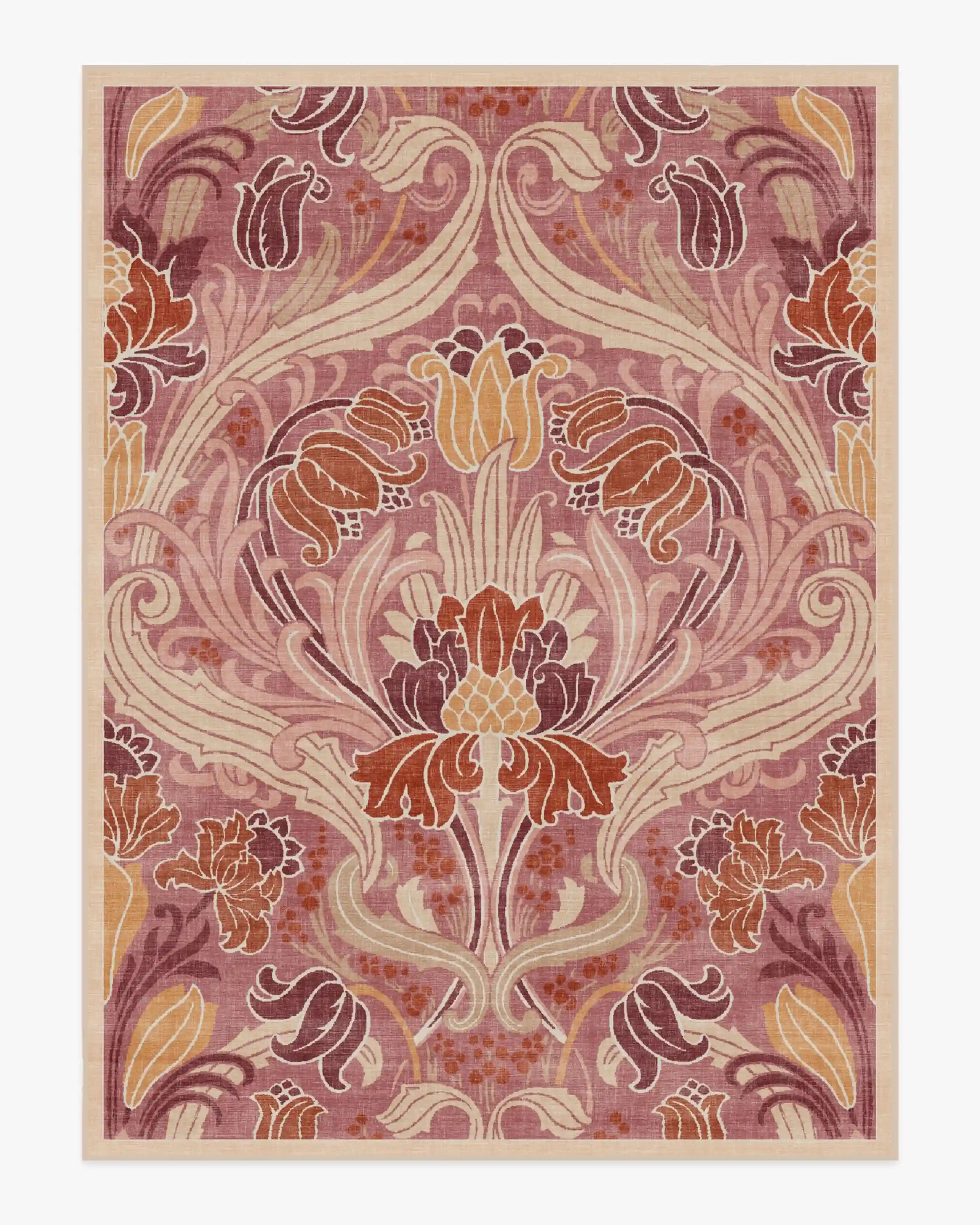 Flourish Rose Rug by Liberty