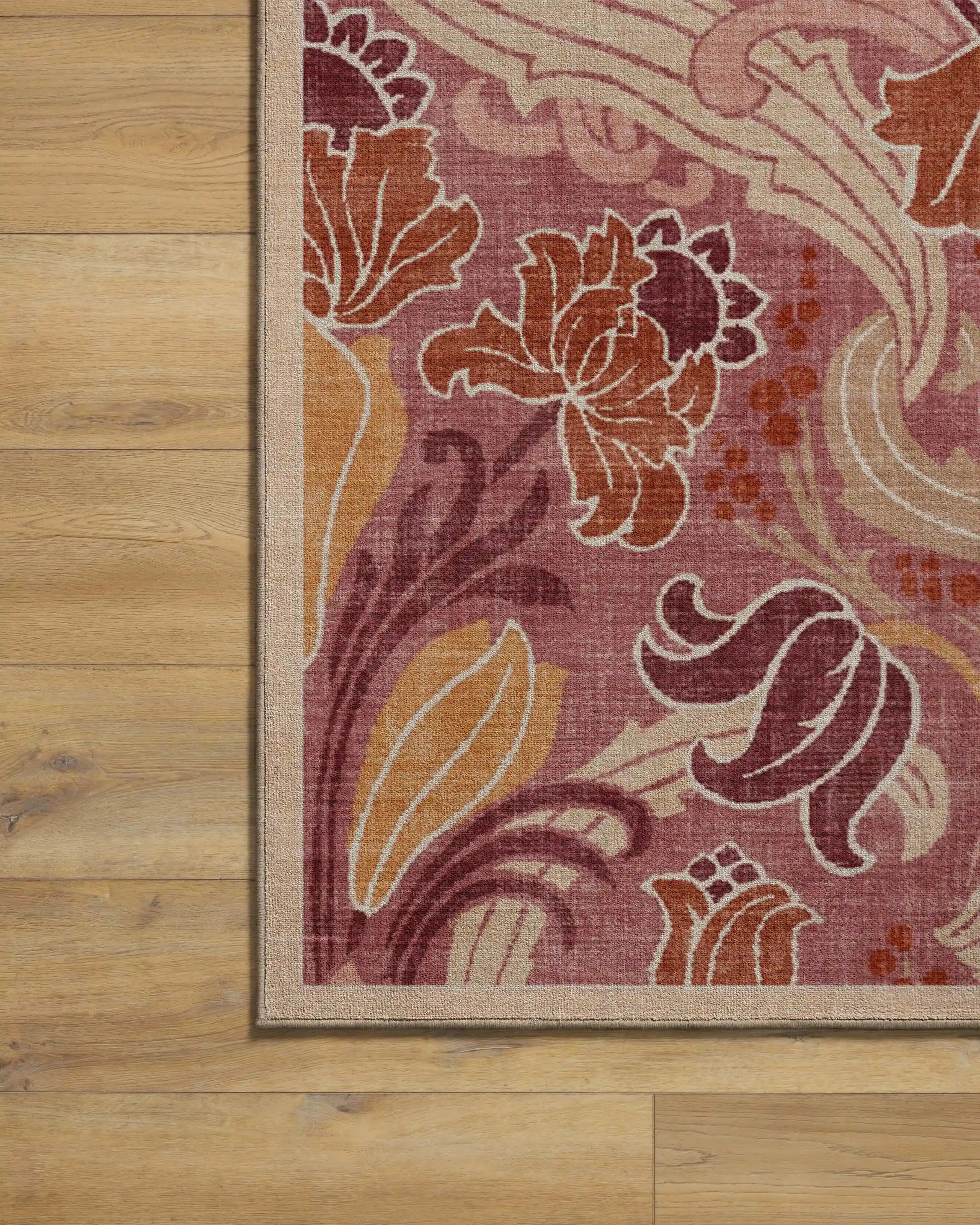 Flourish Rose Rug by Liberty